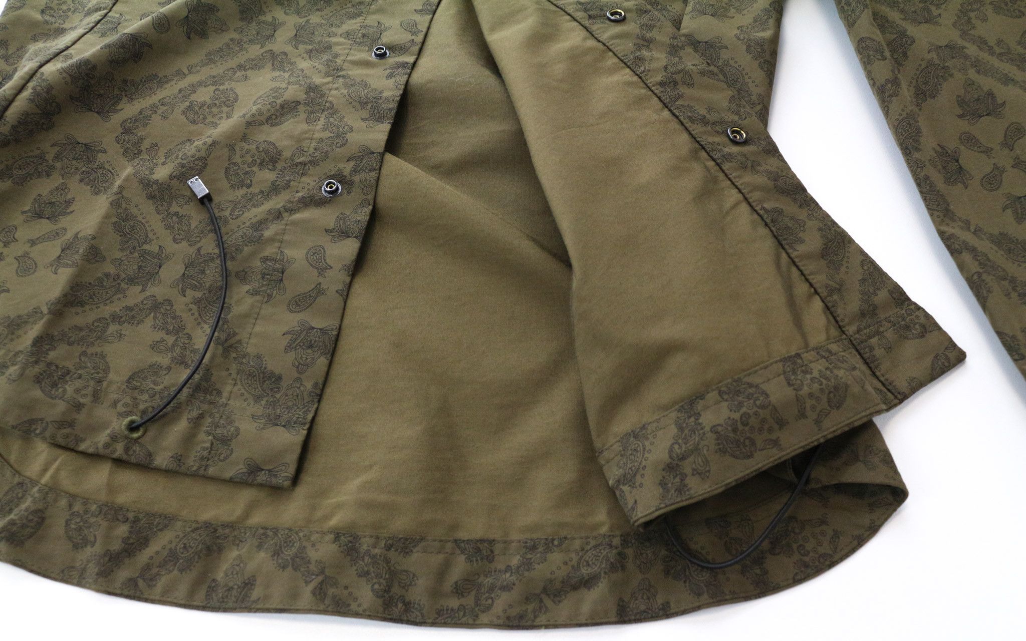 Scotch & Soda AMS COUTURE S Green Pattern Cotton Jacket 74934 Size US S / EU 44-46 / 1 - 7 Thumbnail