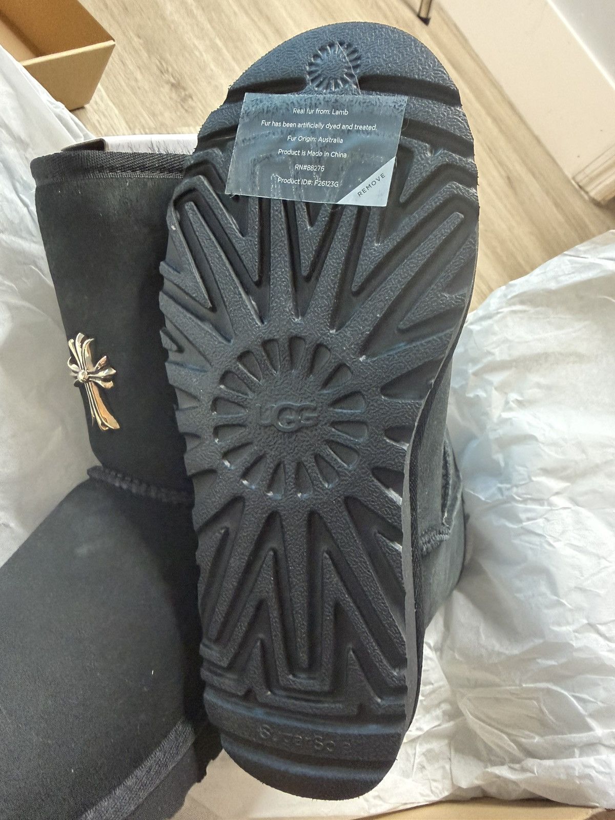Chrome Hearts Chrome Heart UGGS Size US 5 / IT 35 - 6 Thumbnail