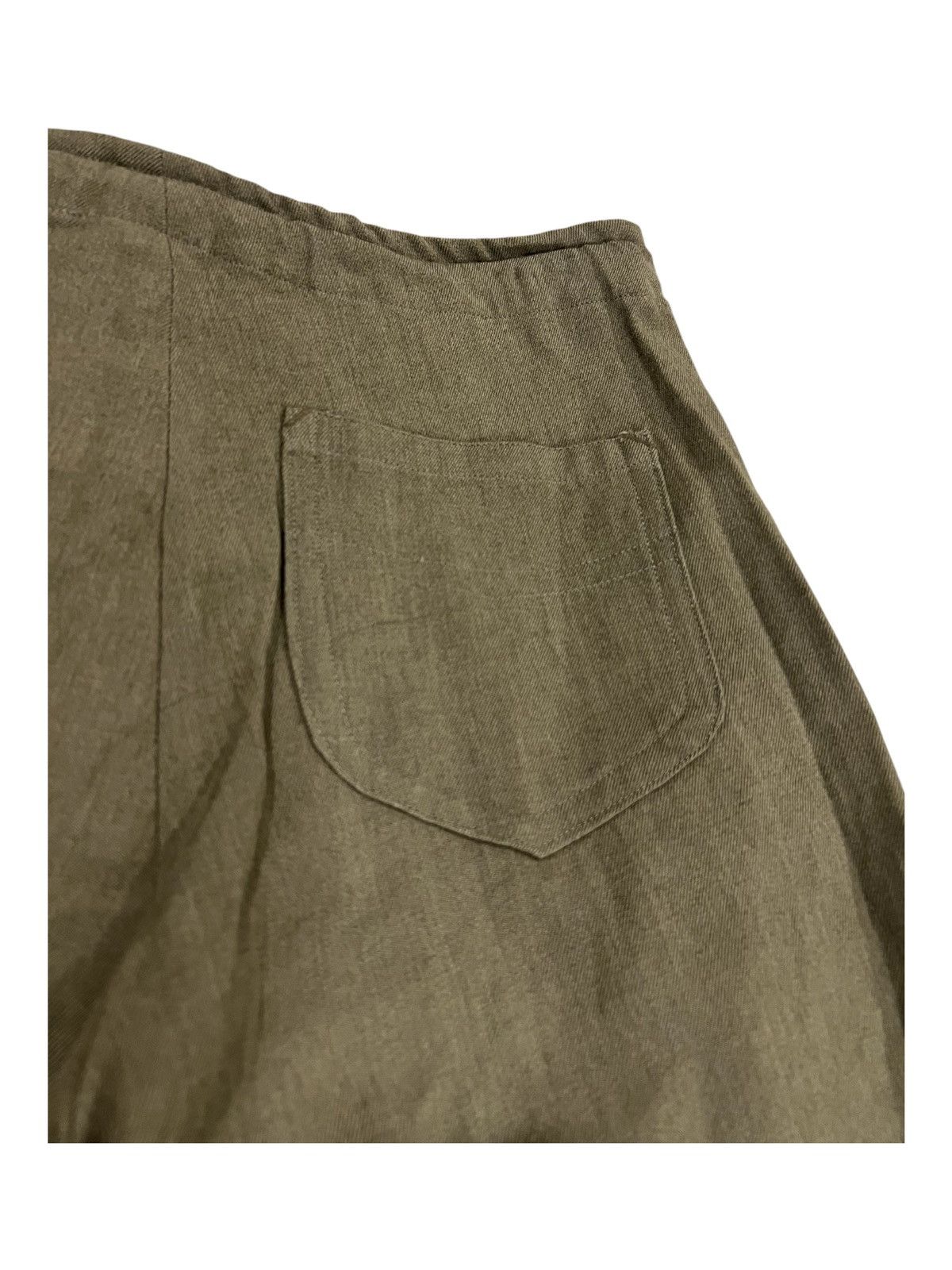 Yohji Yamamoto ARCIEVE 1980s Yohji Yamamoto Workshop Hook J-Cut Wool Pants Size US 32 / EU 48 - 9 Thumbnail