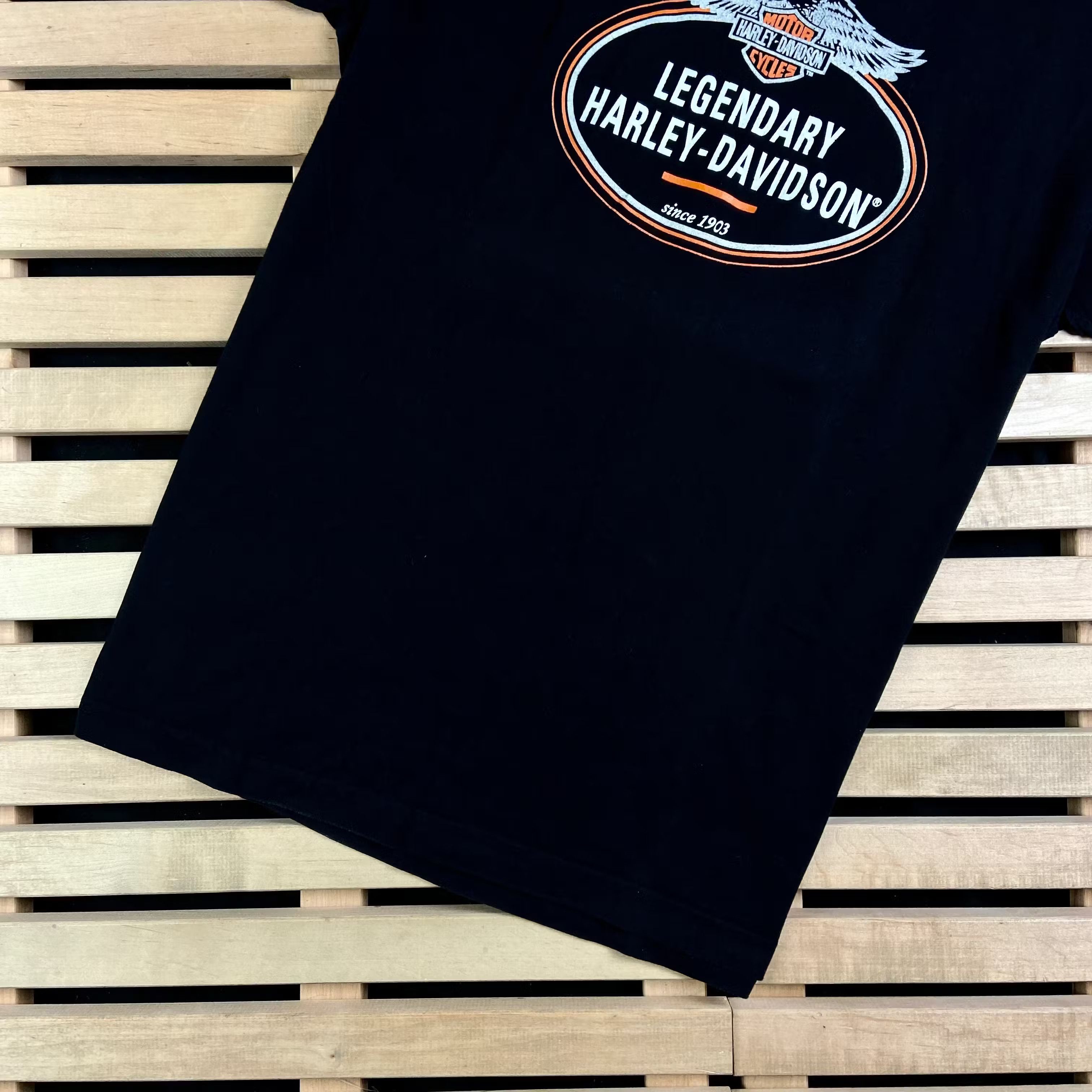 Band Tees Mens Vintage T Shirt Harley Davidson Legendary Size XL Size US XL / EU 56 / 4 - 3 Thumbnail
