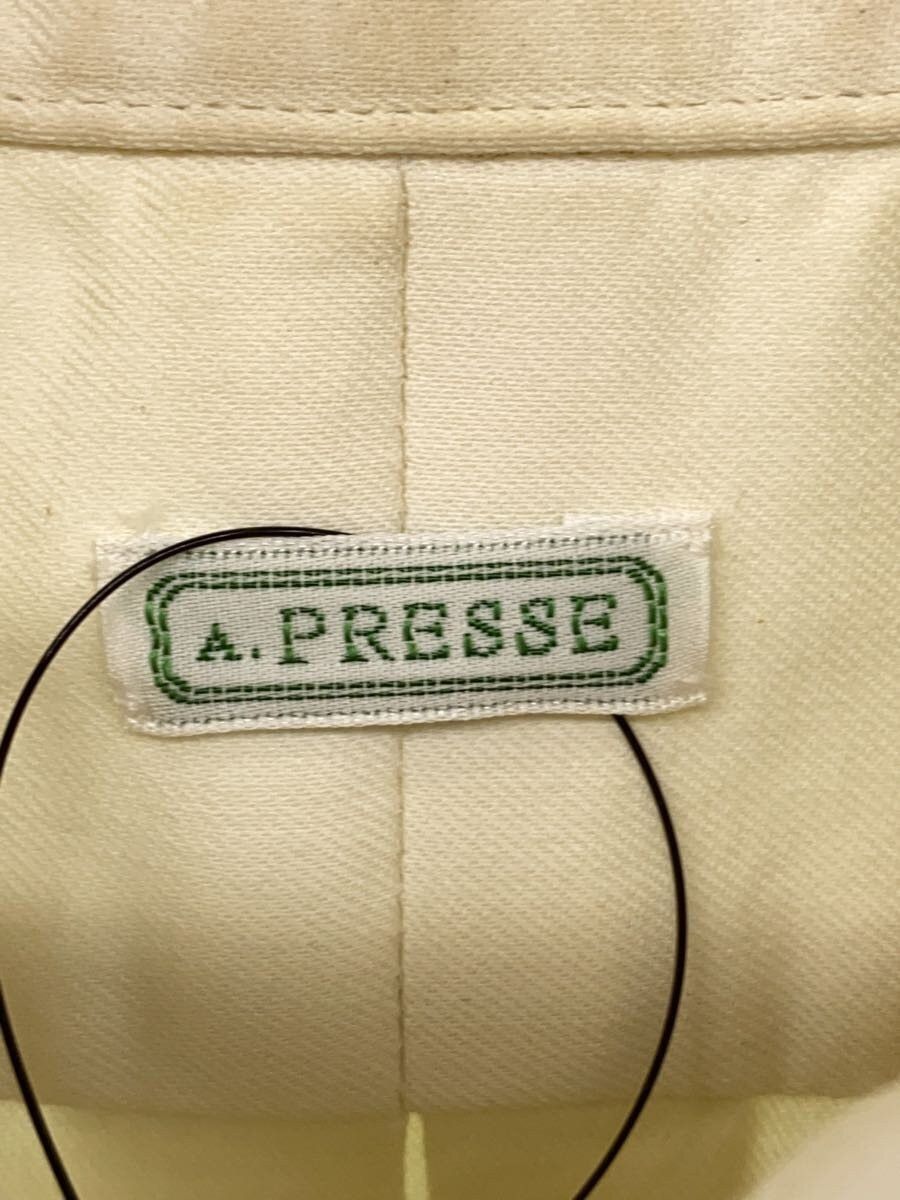 A.PRESSE Beige Cotton Long-sleeved Shirt Size US M / EU 48-50 / 2 - 3 Thumbnail