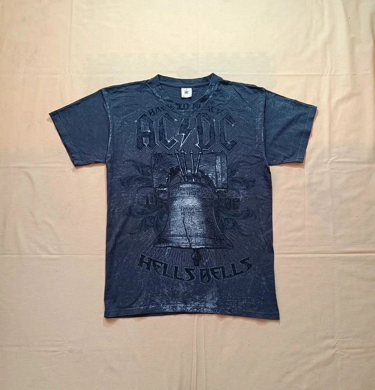 AC/DC AC/DC Hells Bells Gray Tshirt M Band Tee Big Graphic Print Size US M / EU 48-50 / 2 - 1 Thumbnail