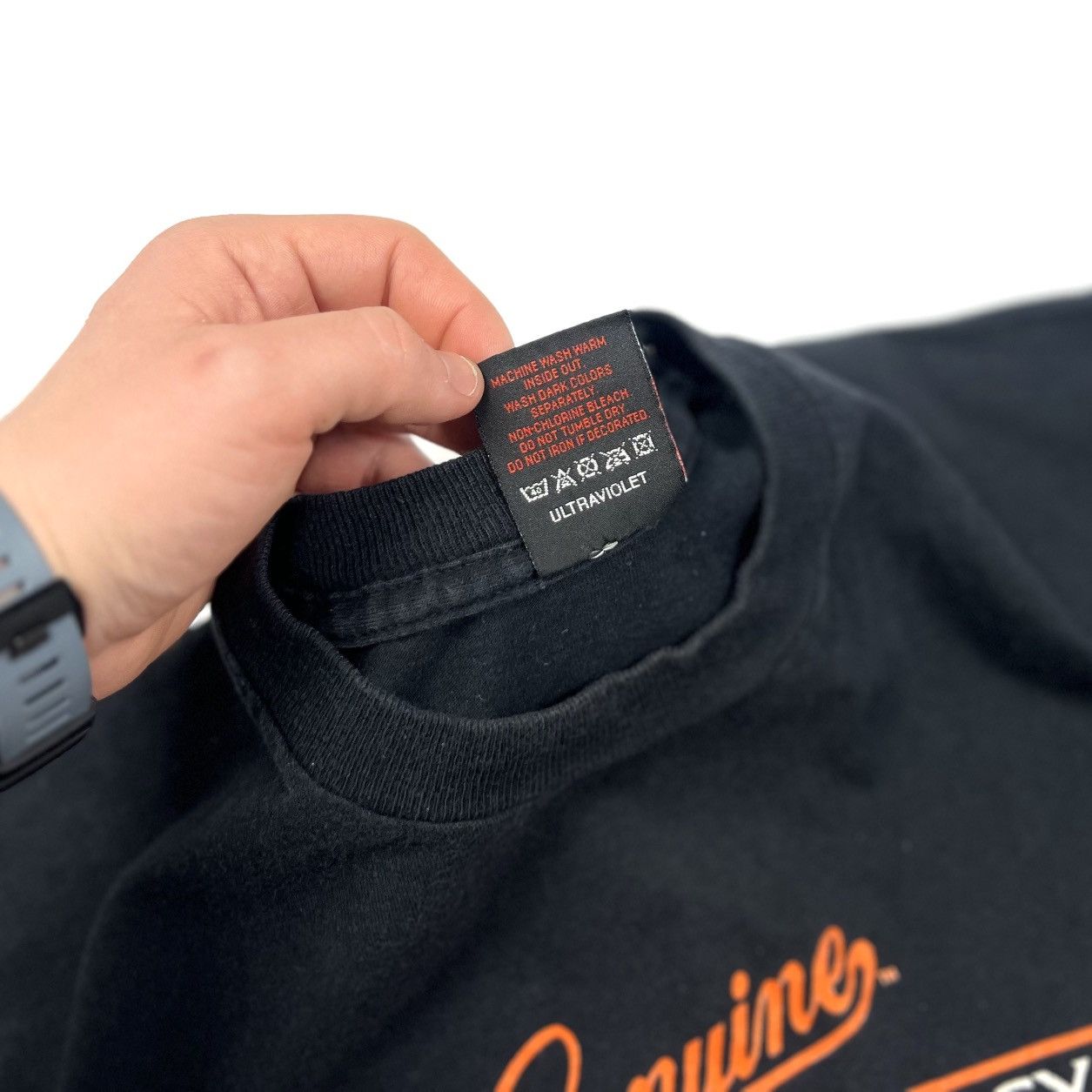 Band Tees × Harley Davidson × Vintage Vintage 1995 Harley Davidson USA Black Cotton Moto T Shirt Size US M / EU 48-50 / 2 - 11 Thumbnail