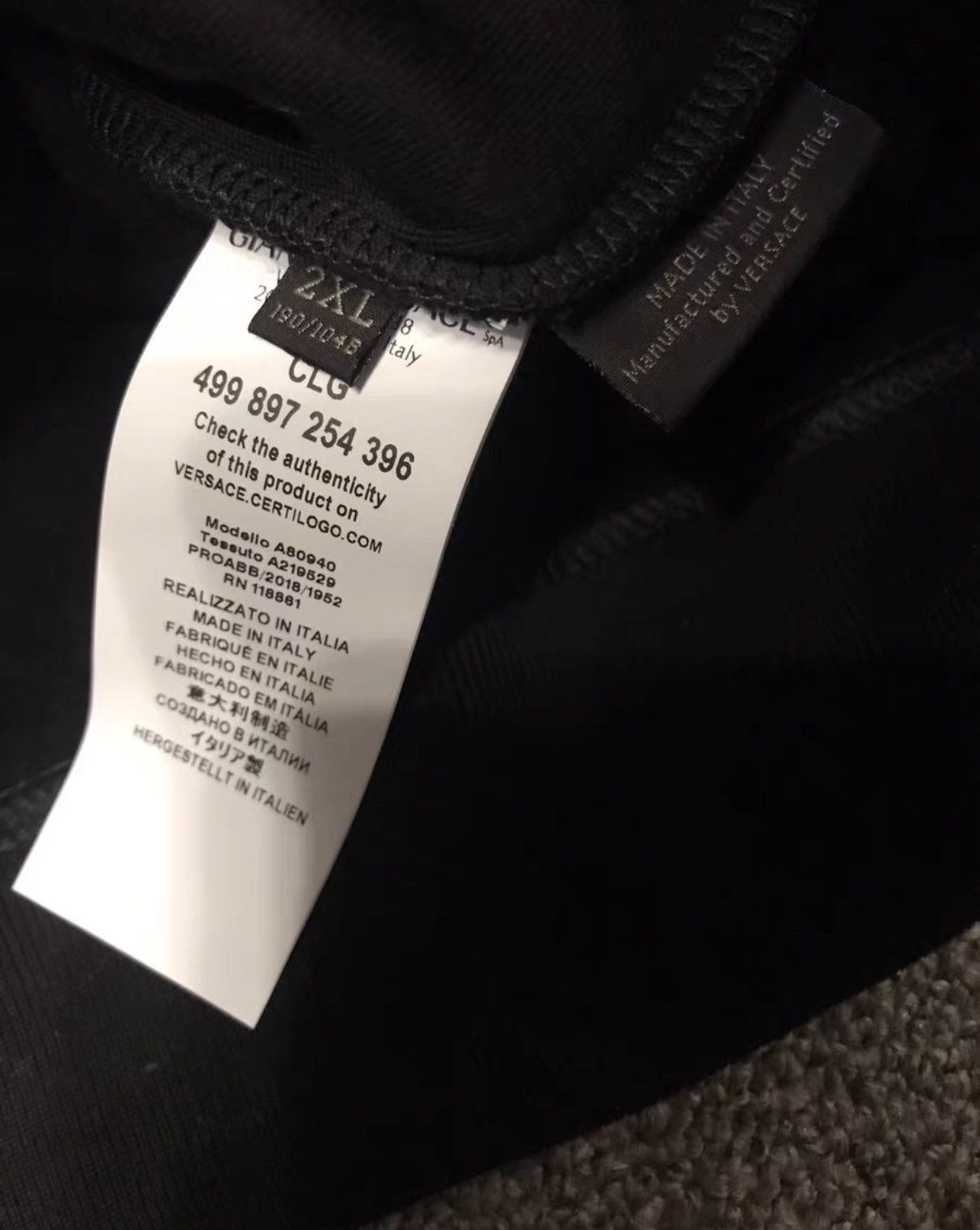 Versace Versace Cotton Jacket Size US XXL / EU 58 / 5 - 4 Thumbnail
