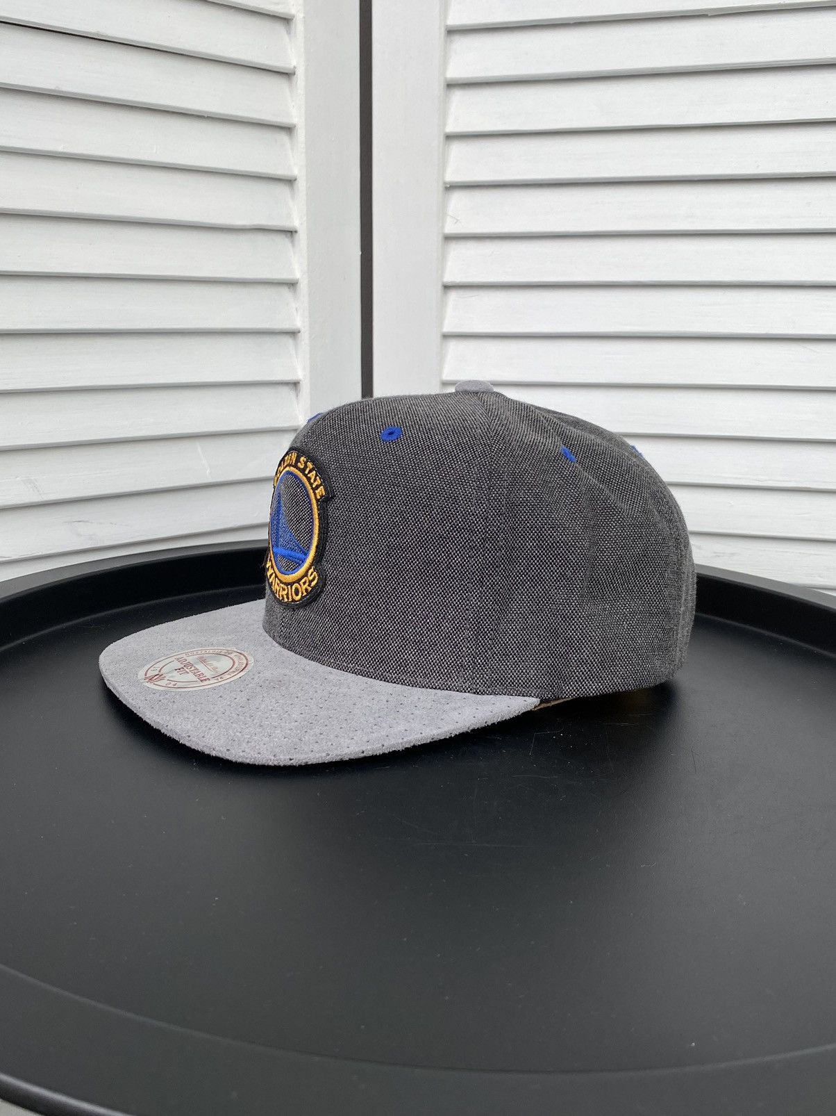 Mitchell & Ness × NBA Mitchell Ness Golden State Warriors NBA Basketball Snapback Size ONE SIZE - 7 Thumbnail