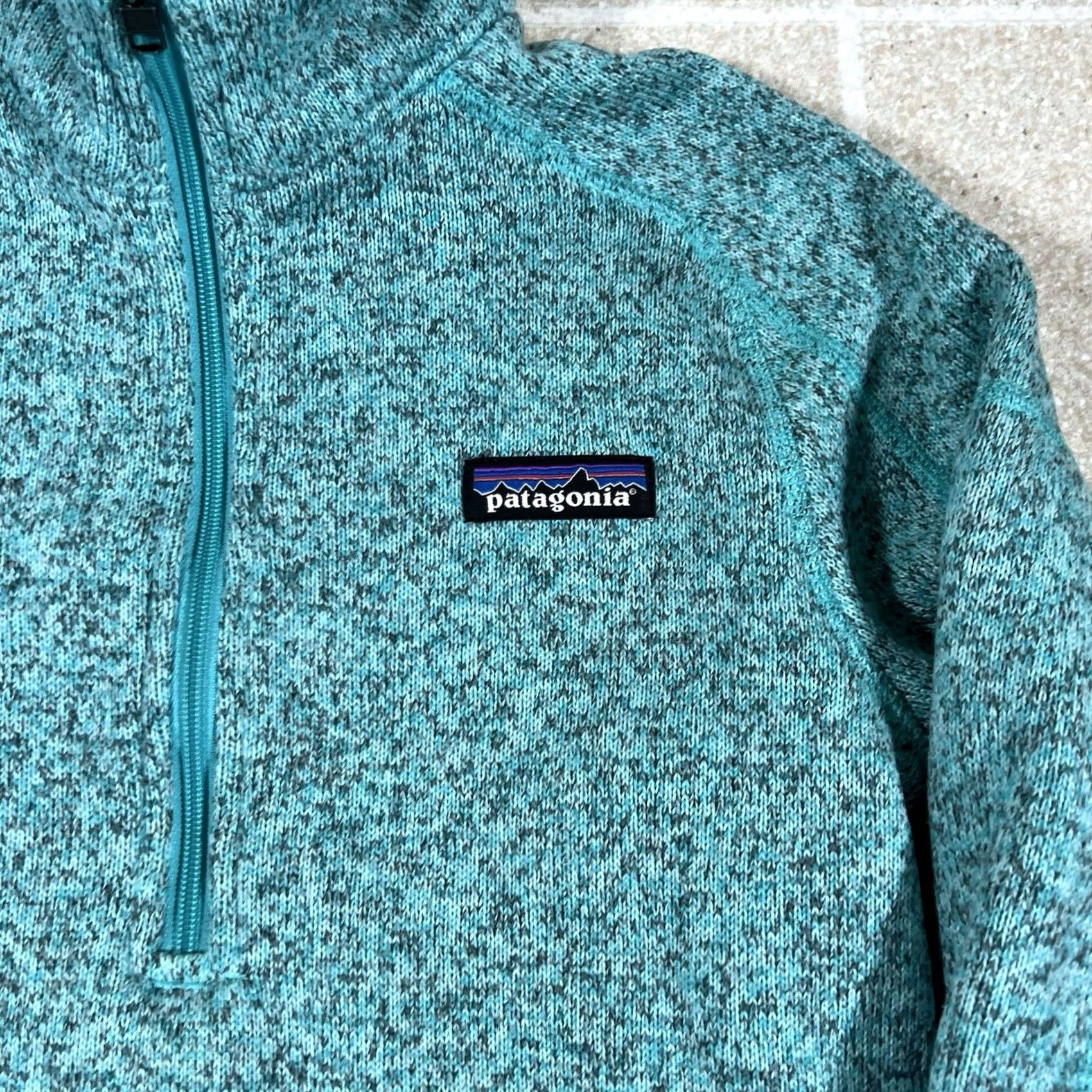 Patagonia VINTAGE Patagonia Jacket Womens XS Green Teal Better Sweater 1/4 Zip Fleece Outdoor Womens Size XS / US 0-2 / IT 36-38 - 3 Thumbnail