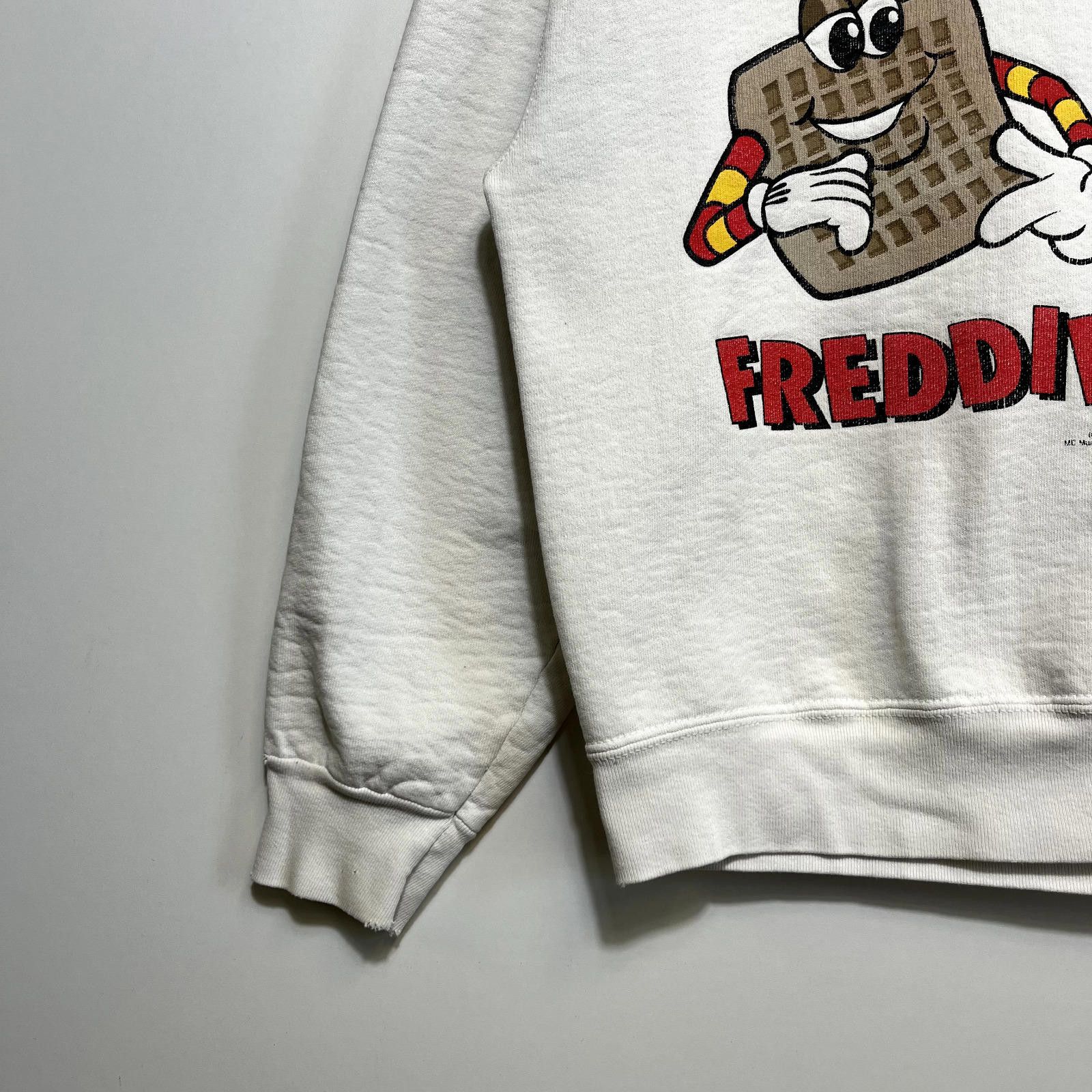 Fruit Of The Loom × Vintage Vintage 90s Shreddies Sweatshirt M Freddie Eddie Size US M / EU 48-50 / 2 - 5 Thumbnail