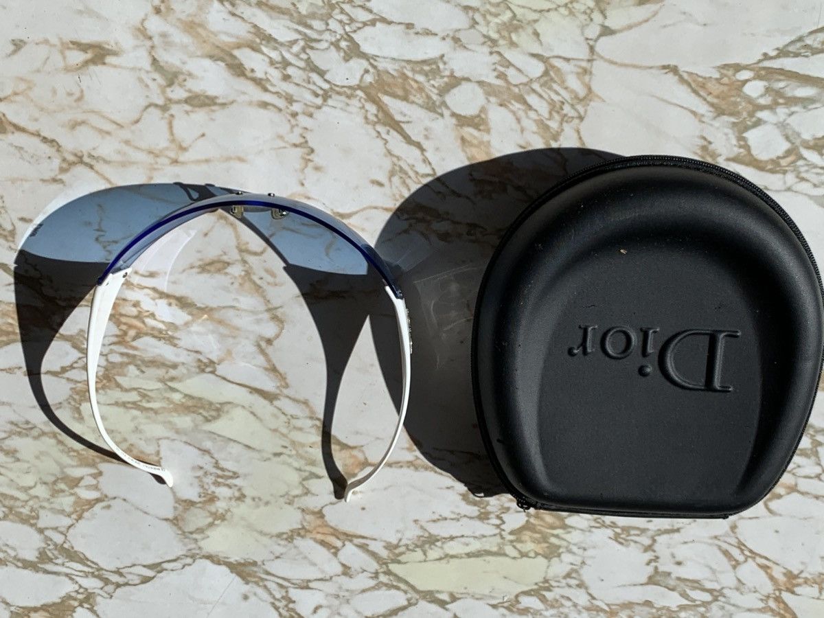 Dior RARE DIOR SKI 6 BLUE/WHITE SUNGLASSES Size ONE SIZE - 8 Thumbnail