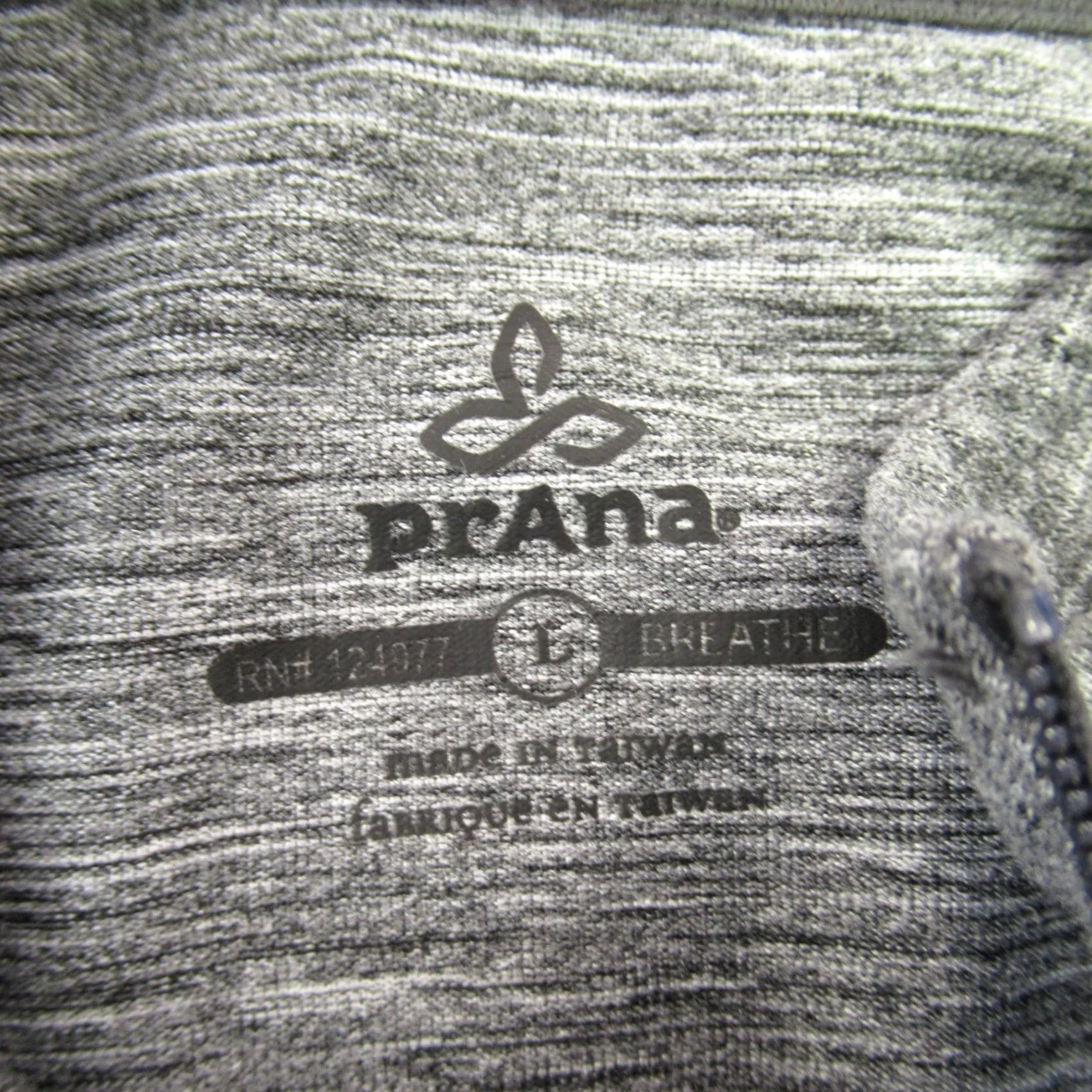 Prana prAna Sweater Mens Large Long Sleeve 1/4 Zip Pullover Outdoor Pocket Gray Size US L / EU 52-54 / 3 - 3 Thumbnail