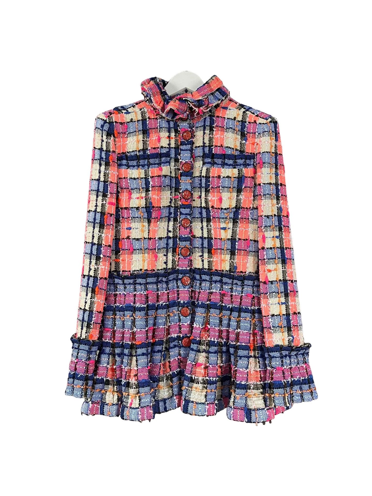 Chanel Chanel Plaid Tweed Jacket Size 34 Size XS / US 0-2 / IT 36-38 - 1 Thumbnail