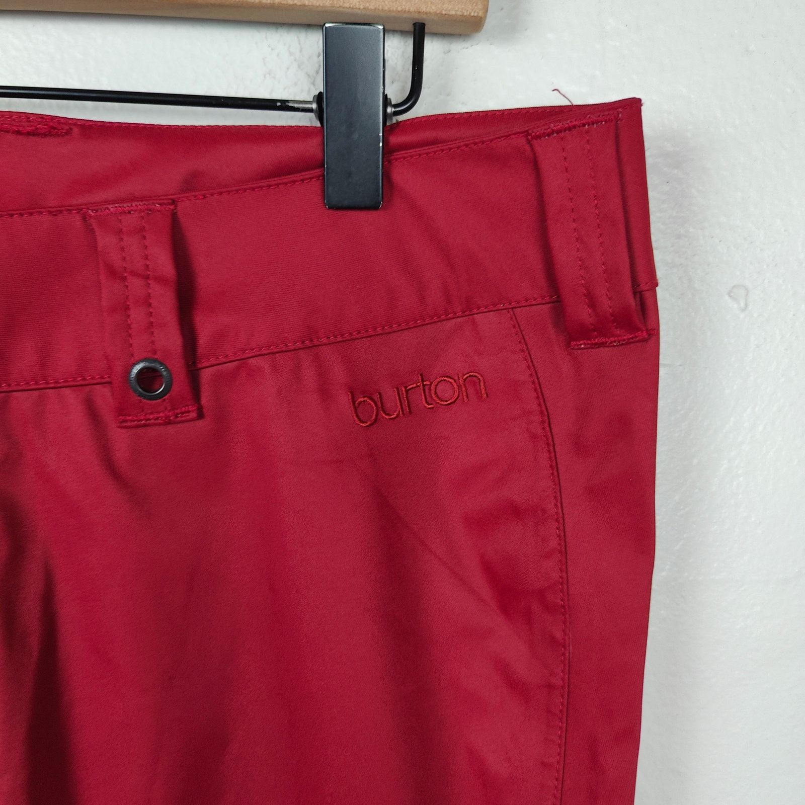 Burton Burton Snowboarding Pants Womens Medium Dark Red Ski Flare Size 30" / US 8 / IT 44 - 4 Thumbnail