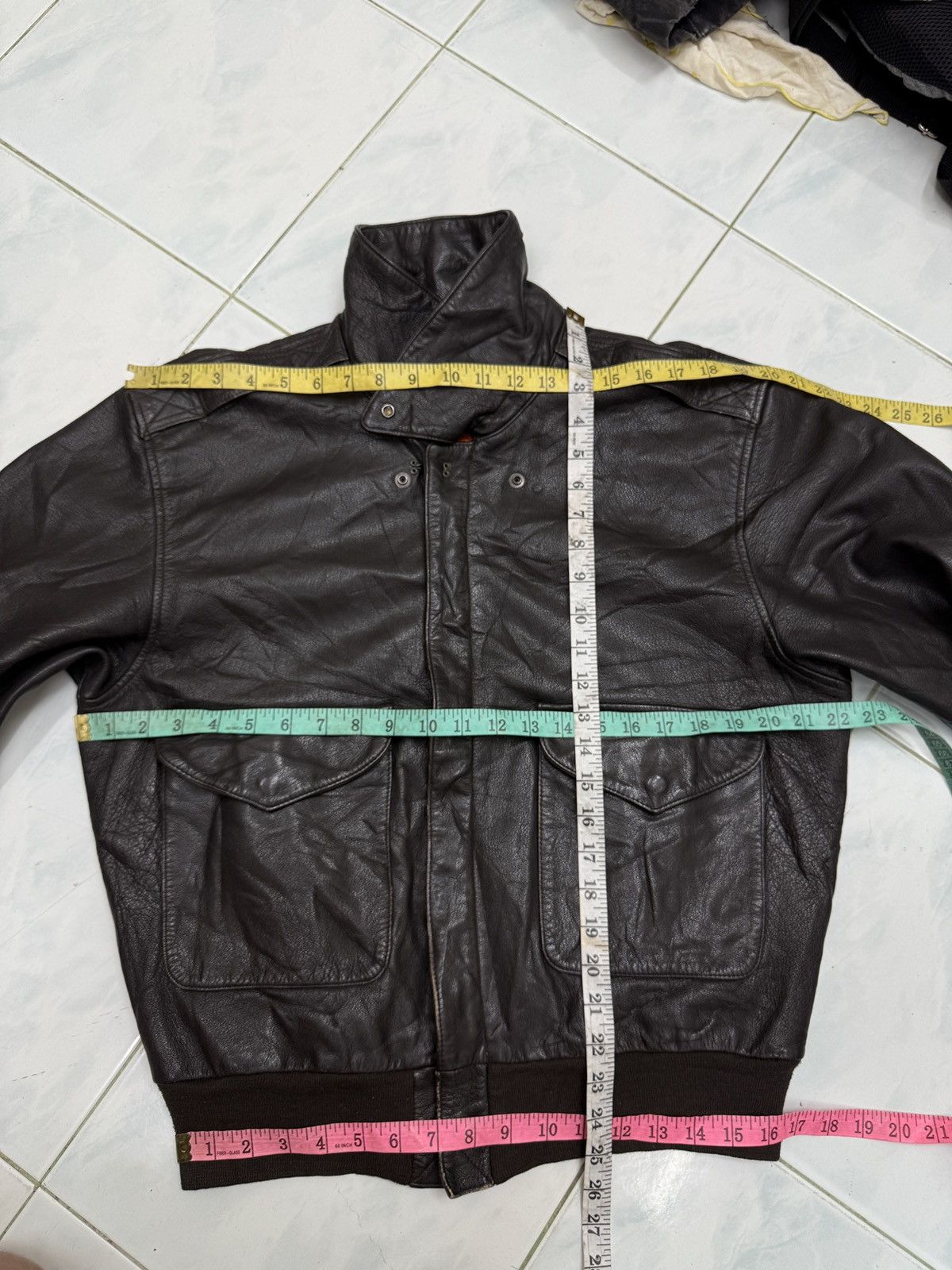 Cooper 🔥🔥🔥ARCHIVE VINTAGE COOPER US ARMY A2 LEATHER JACKET Size US M / EU 48-50 / 2 - 20 Thumbnail