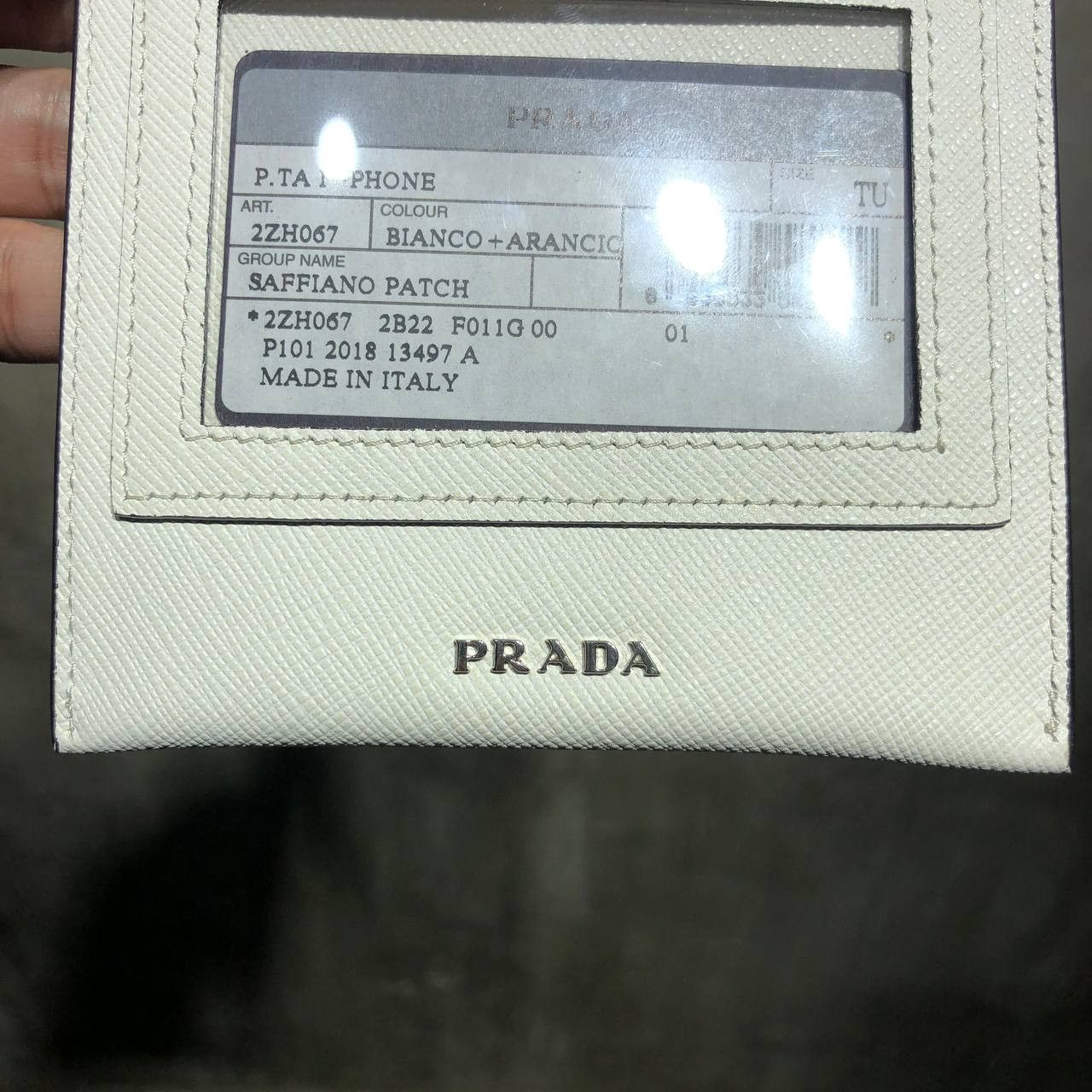 Prada Prada Saffiano Patch Phone holder cross body bag BNWT Size ONE SIZE - 7 Thumbnail