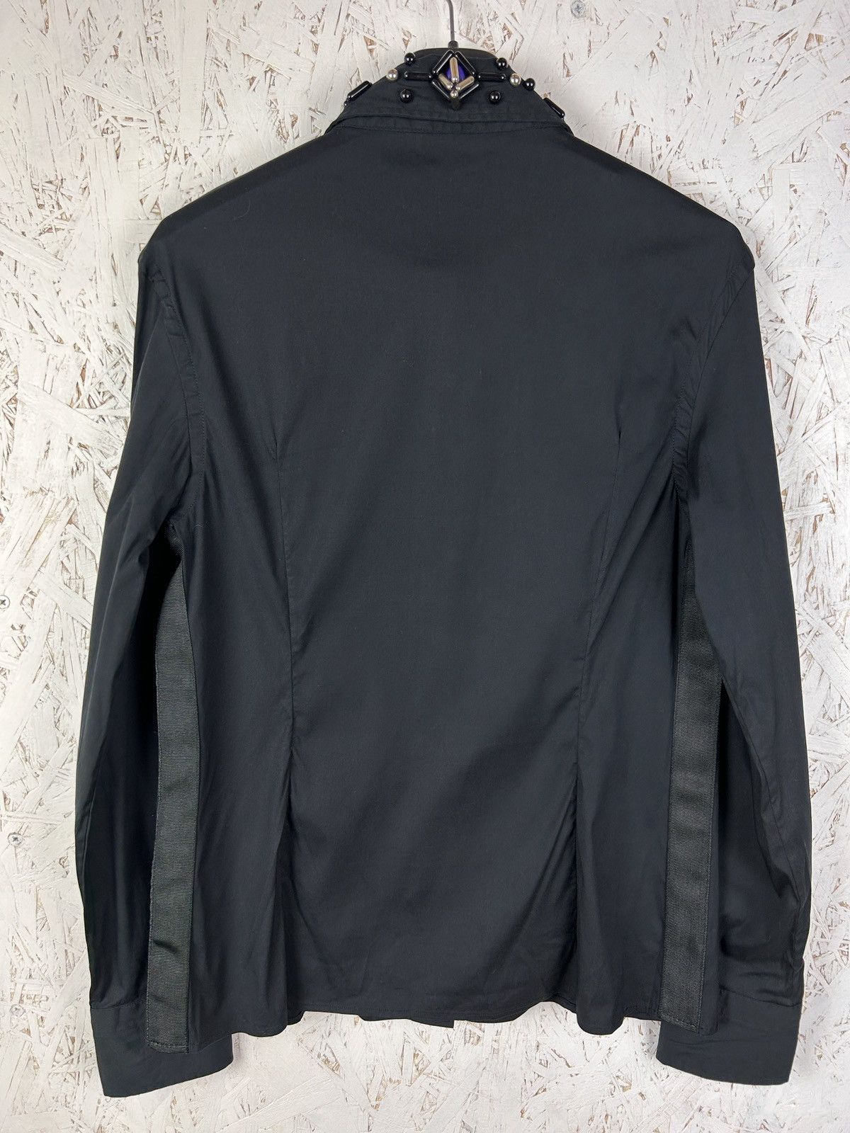 Prada Vintage Prada Crystal Embellished Long Sleeve Shirt Size S / US 4 / IT 40 - 7 Thumbnail