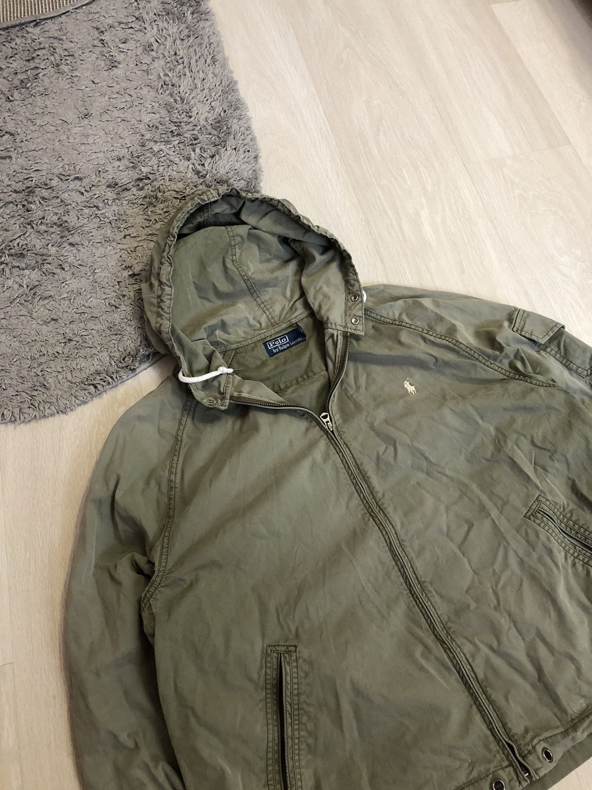 Polo Ralph Lauren × Vintage Vintage Polo Ralph Lauren Faded Distressed Military Jacket Size XXL / US 16-18 / IT 52-54 - 3 Thumbnail