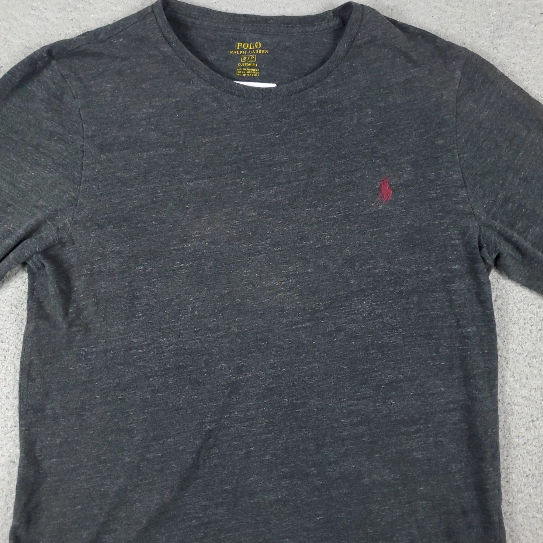 Polo Ralph Lauren Polo Ralph Lauren Shirt Mens Small Gray Pony Logo Long Sleeve Crew Neck Cotton Classic Mens Size US S / EU 44-46 / 1 - 7 Thumbnail
