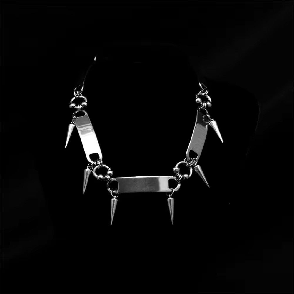 Jewelry × Vintage Metal Collar Rivet Necklace Size ONE SIZE - 5 Thumbnail