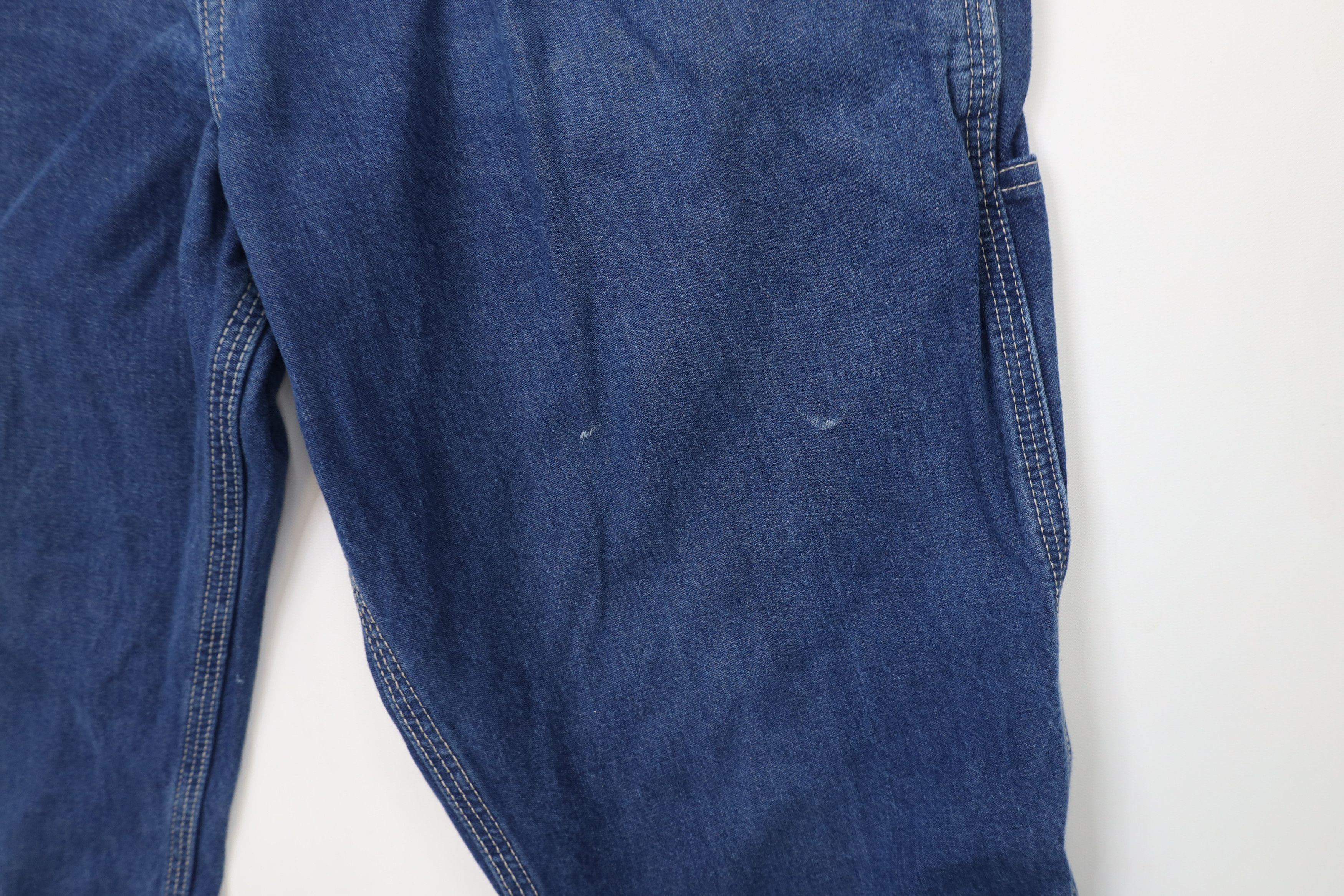 Carhartt × Vintage Vintage Carhartt FR Flame Resistant Wide Leg Dungaree Jeans Size US 34 / EU 50 - 6 Thumbnail
