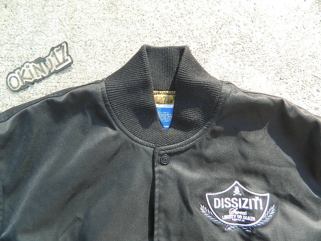 Dissizit Dissizit! "Liberty Or Death" Black Camo Bomber Jacket L Size US L / EU 52-54 / 3 - 3 Thumbnail