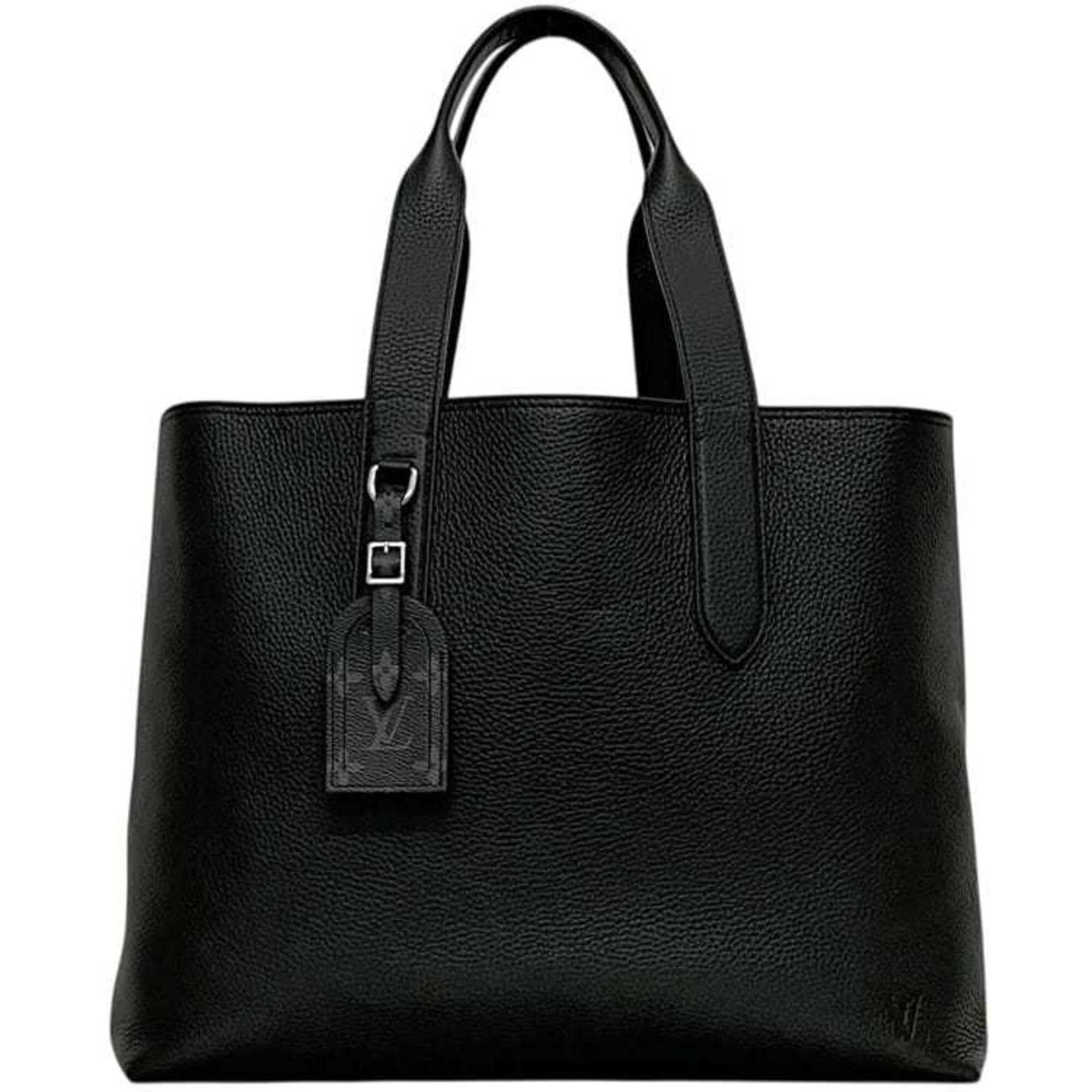 Louis Vuitton Louis Vuitton Cabas Voyage Tote Bag, Black Noir, M53240, Taurillon Leather, UB4210 LOUIS VUITTON Size ONE SIZE - 1 Thumbnail