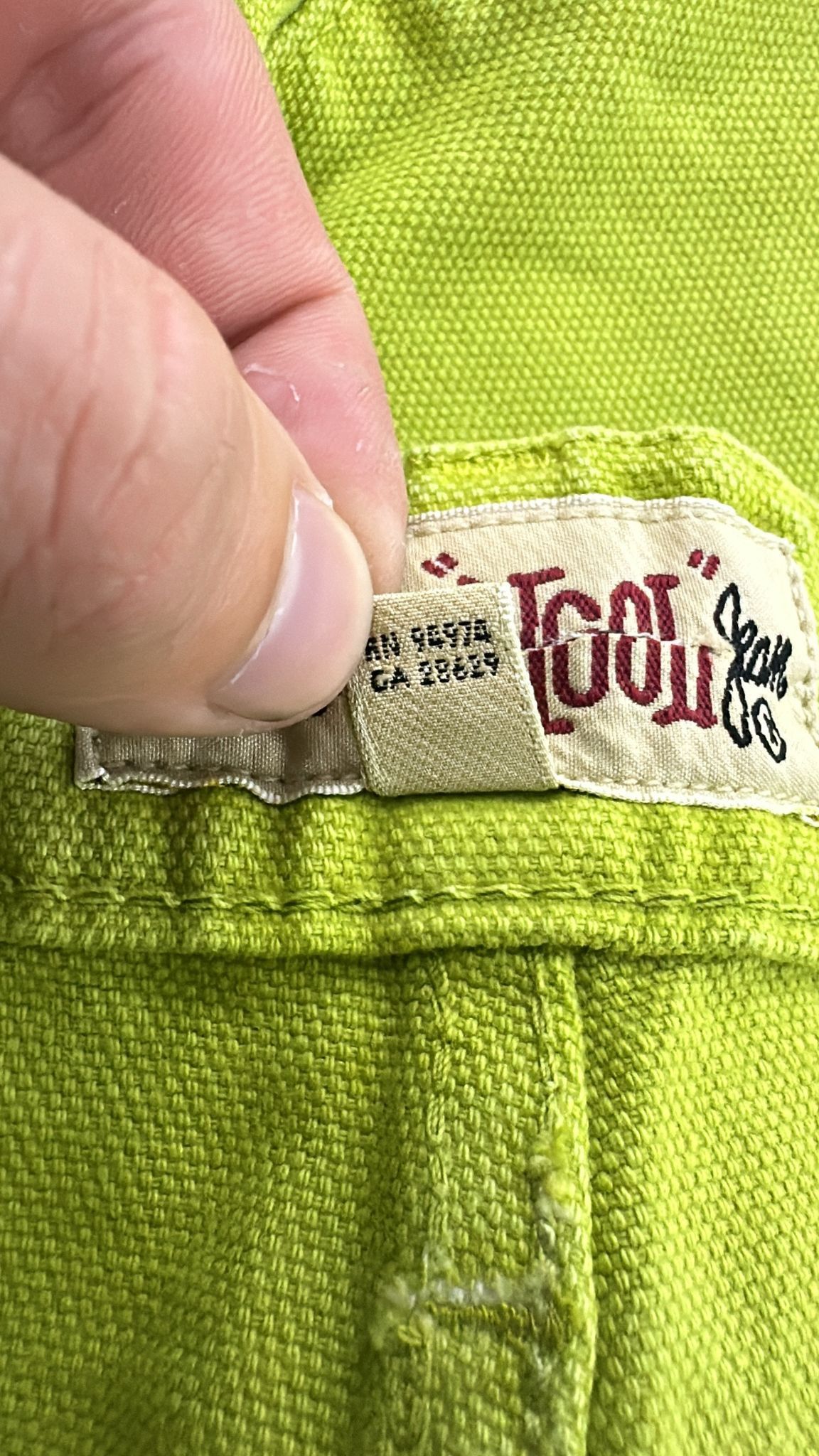 Stussy Stussy Big Ol' Jean Washed Canvas “Cactus” 34 Size US 34 / EU 50 - 7 Thumbnail