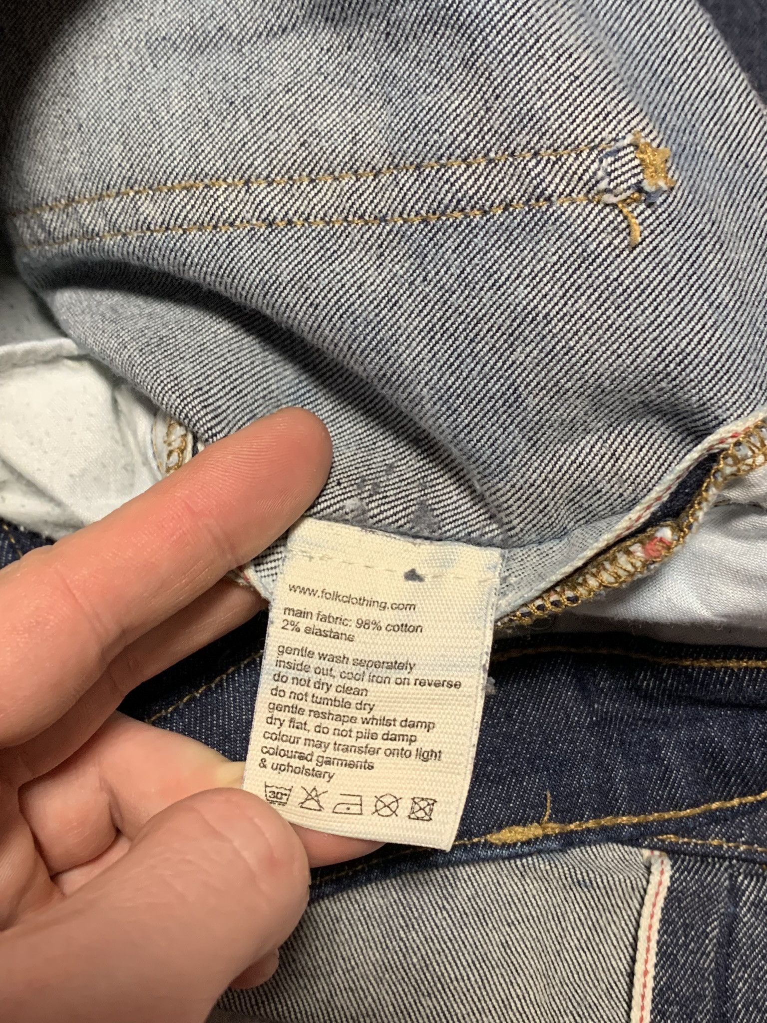 Folk Folk Selvage Jeans Size 32 Size US 32 / EU 48 - 6 Thumbnail