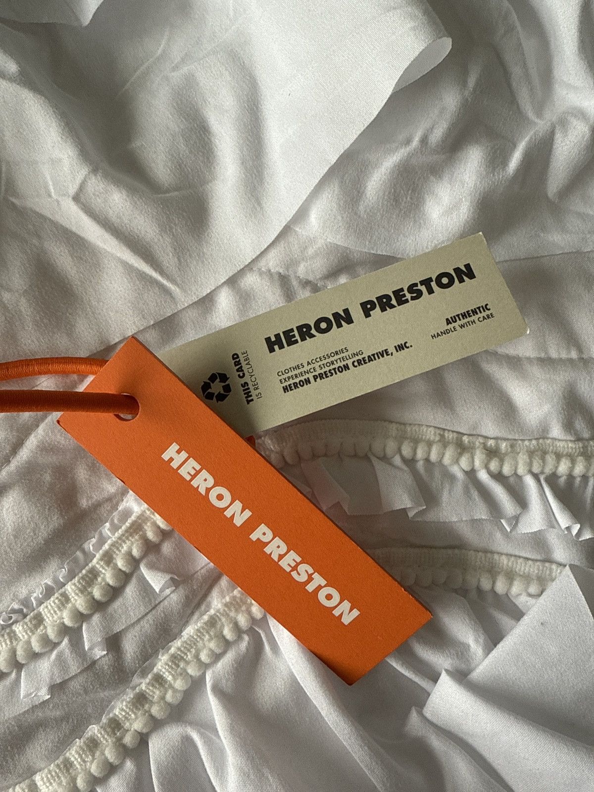Heron Preston Heron Preston “Tape Belt” AKA Roller-Coaster Belt Size ONE SIZE - 7 Thumbnail