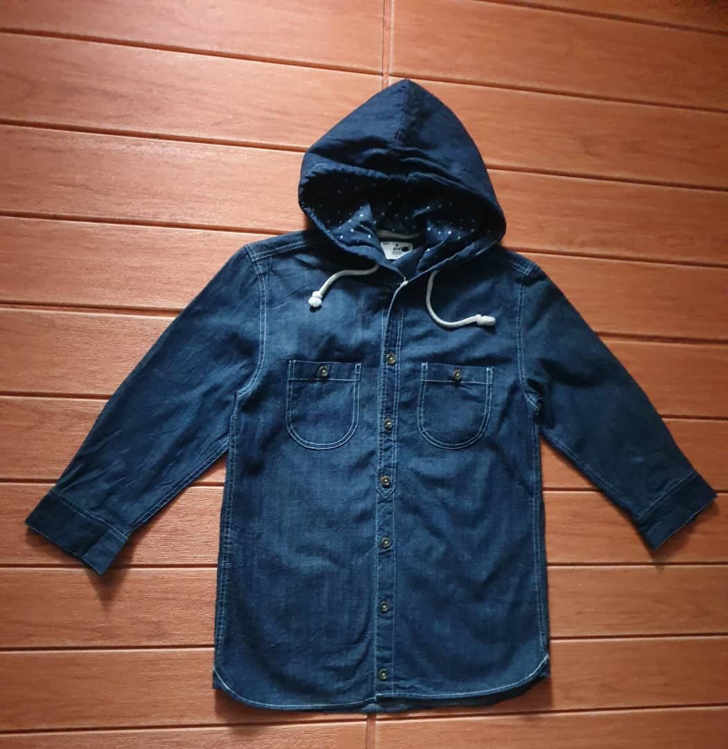 GRN × Japanese Brand Grn Japanese brand blue colour hoodie shirt Size US M / EU 48-50 / 2 - 11 Thumbnail