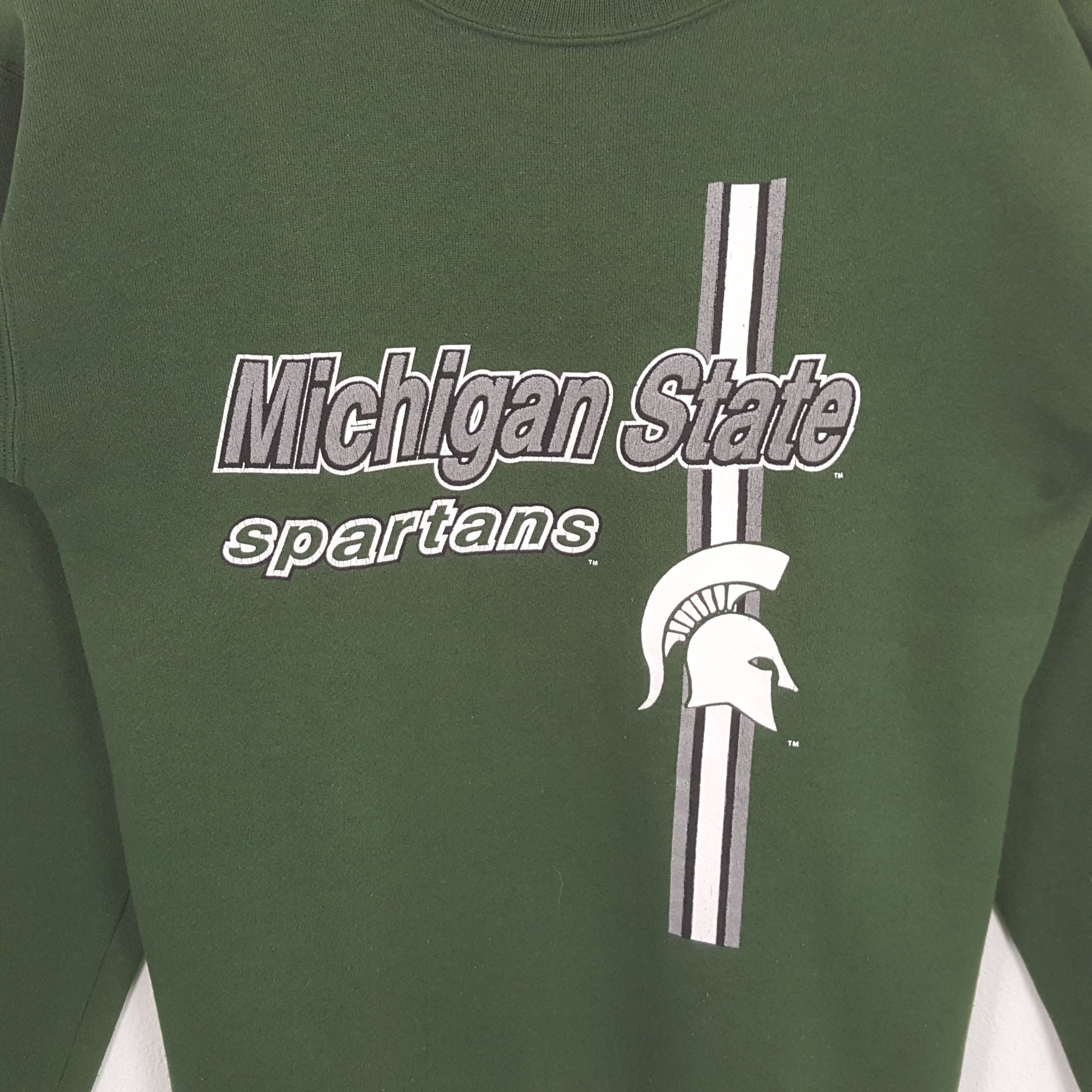 Logo Athletic × Vintage Michigan State Sapartans Streetwear Style Vintage Sweatshirt Size US M / EU 48-50 / 2 - 2 Thumbnail
