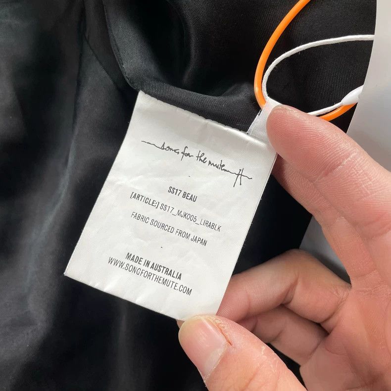 Song For The Mute Song For The Mute black destroyed suit Size 50R - 7 Thumbnail