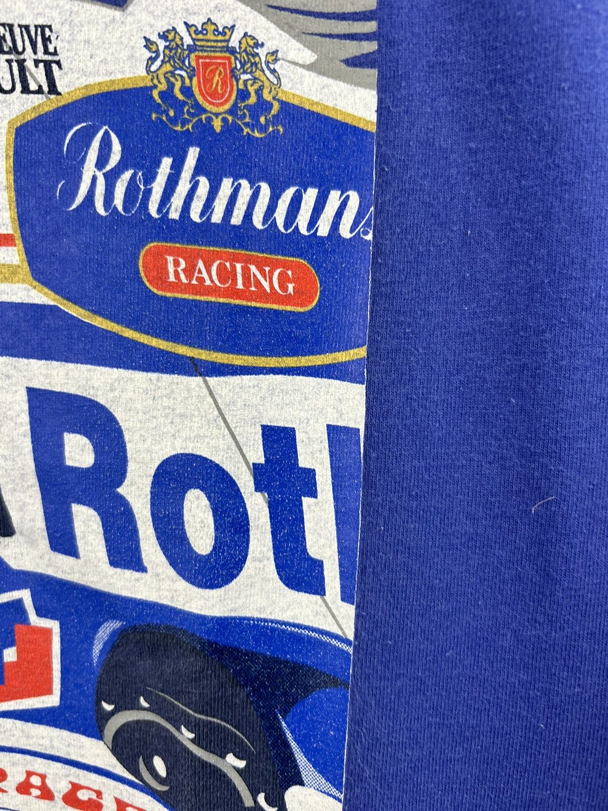 Vintage Vintage 90s Rothmans Williams Renault World Champions Tee Size US XL / EU 56 / 4 - 10 Thumbnail