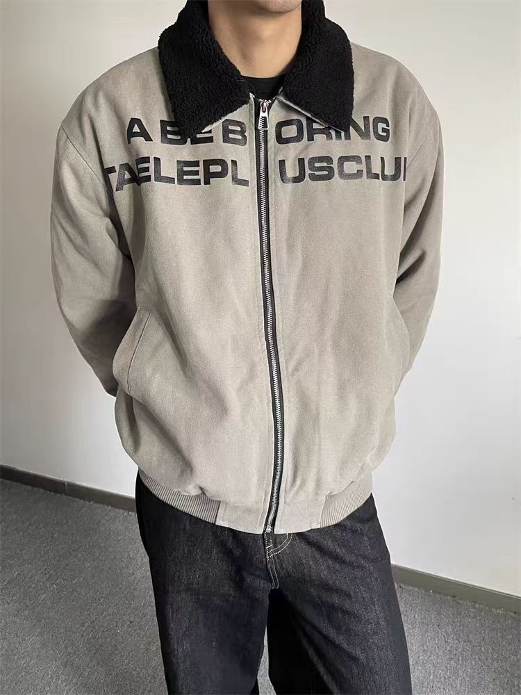 Japanese Brand × Vintage Vintage street stand-up collar loose jacket Size US M / EU 48-50 / 2 - 3 Thumbnail