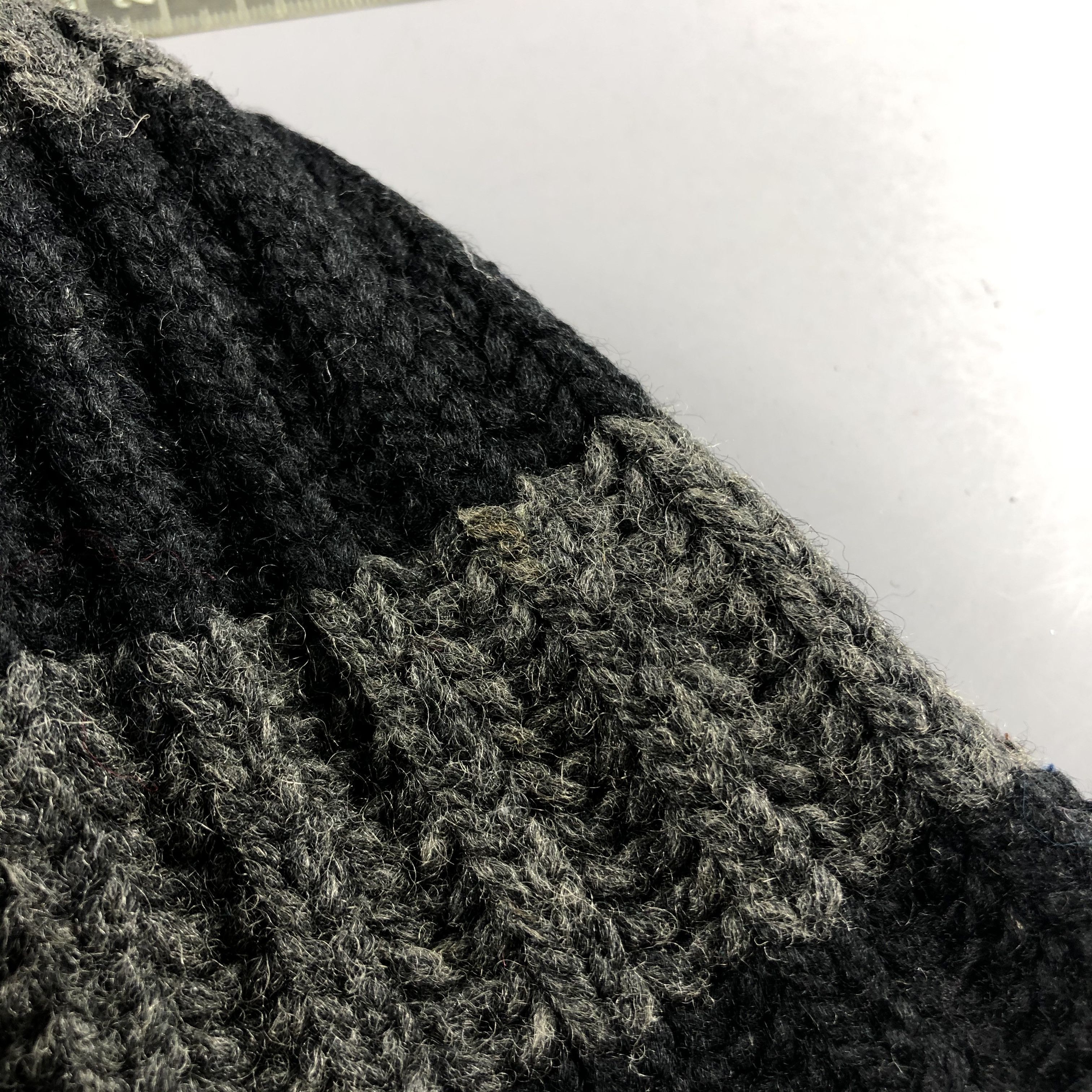 Vintage British Wool Stripe Beanie Snow Hat Snow Cap -D282 Size ONE SIZE - 7 Thumbnail
