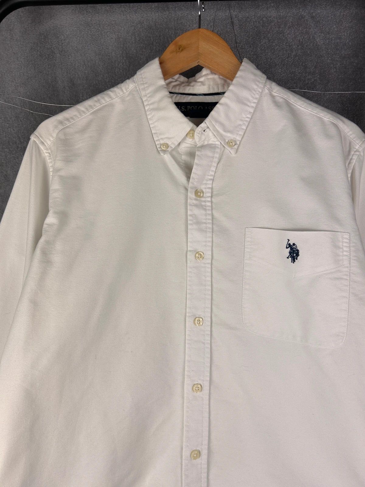 U.S. Polo Assn. US. Polo. Assn white longsleeve shirt white mini logo pony Size US L / EU 52-54 / 3 - 3 Thumbnail