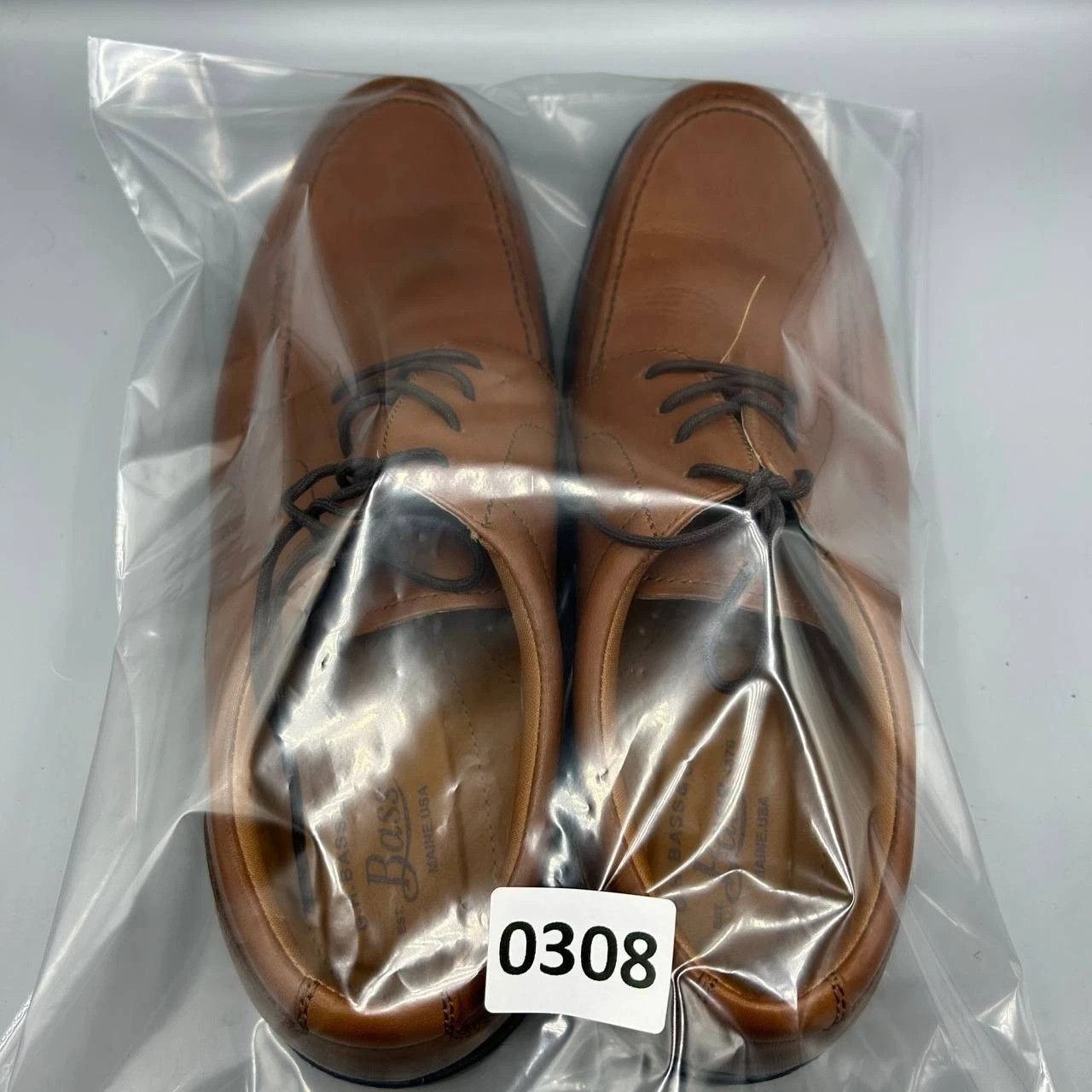 G.H. Bass & Co. G.H Bass & Co. Sheldon Derby Dress Shoes 11M Leather Moc Toe Size US 11 / EU 44 - 11 Thumbnail
