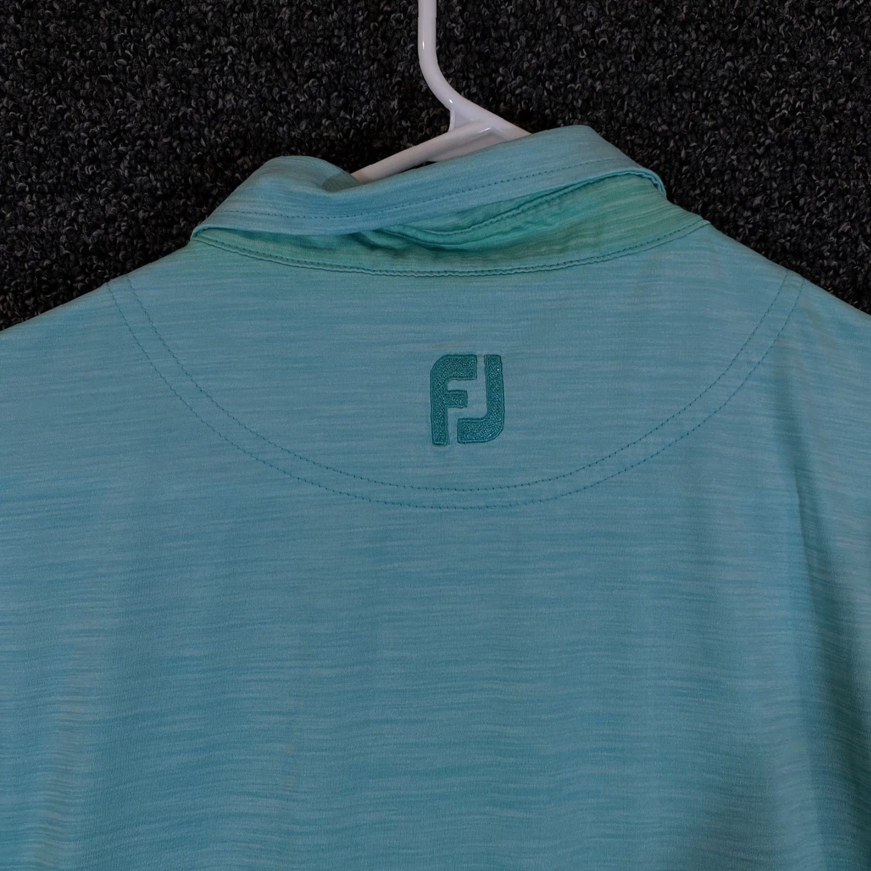 Footjoy FootJoy Polo Shirt Mens XL Green Striped Performance Active Golf Sport Stretch Shirt Size US XL / EU 56 / 4 - 7 Thumbnail