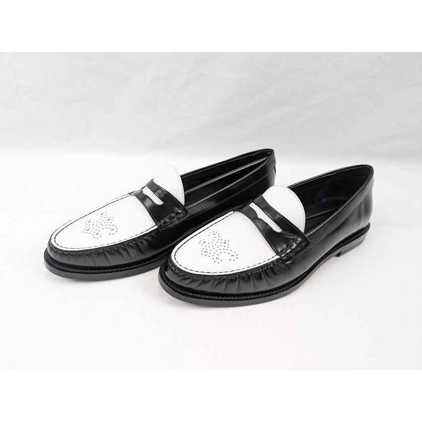 Celine o1rshd1 Loafers 15 in Black/Optic White Size US 10 / EU 43 - 17 Thumbnail