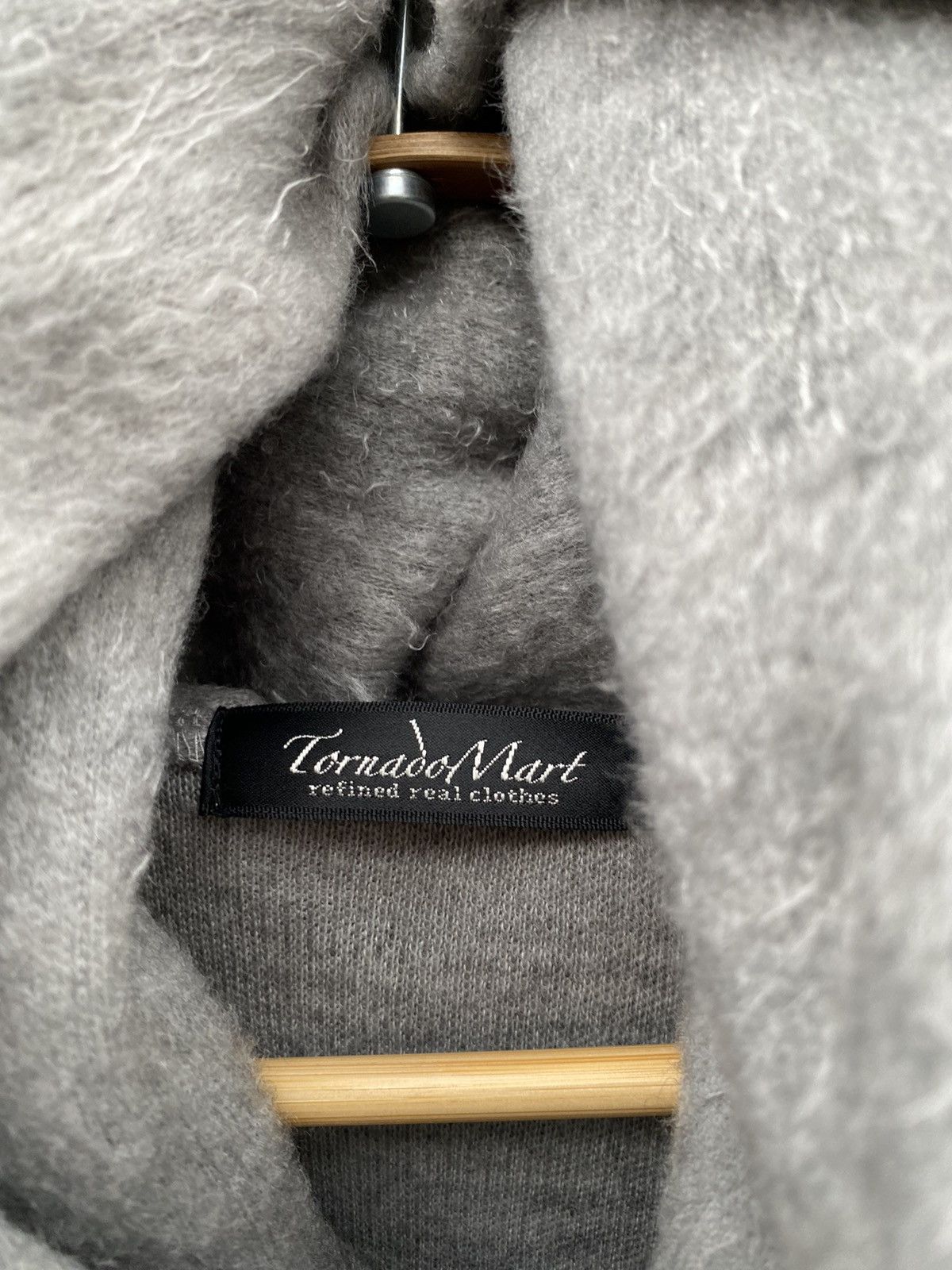 Tornado Mart 💥Tornado Mart Japan Monster Collar Short Mohair Longsleeve Size US L / EU 52-54 / 3 - 7 Thumbnail