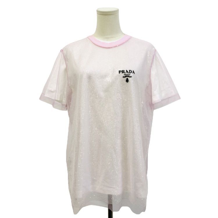 Prada Prada Sequined Layered T-Shirt Size M Size M / US 6-8 / IT 42-44 - 1 Thumbnail
