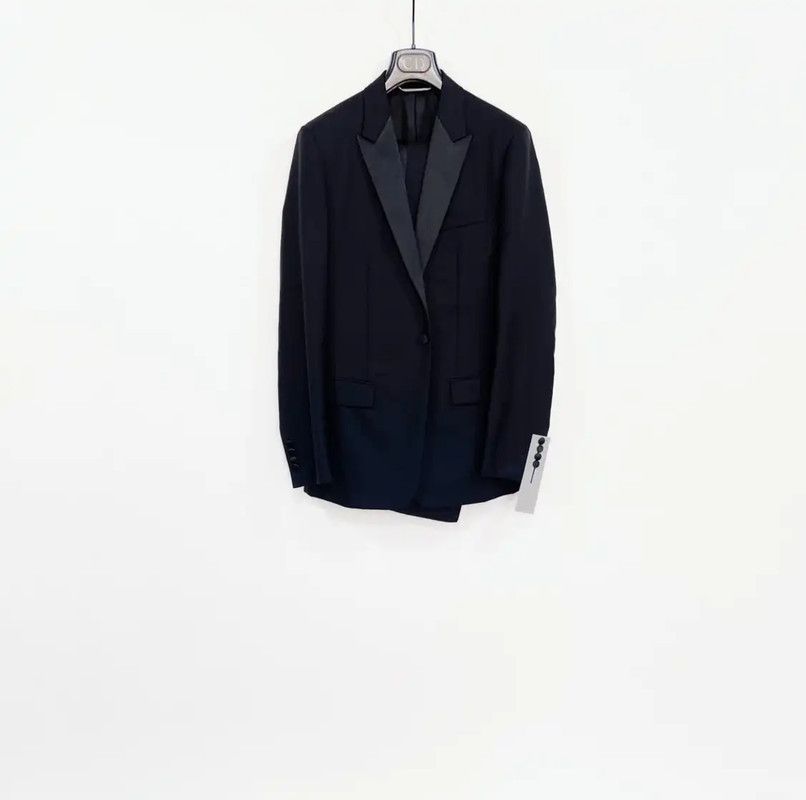 Dior Dior Black Wool Men's Tailored Jacket 0089 Size US S / EU 44-46 / 1 - 1 Thumbnail