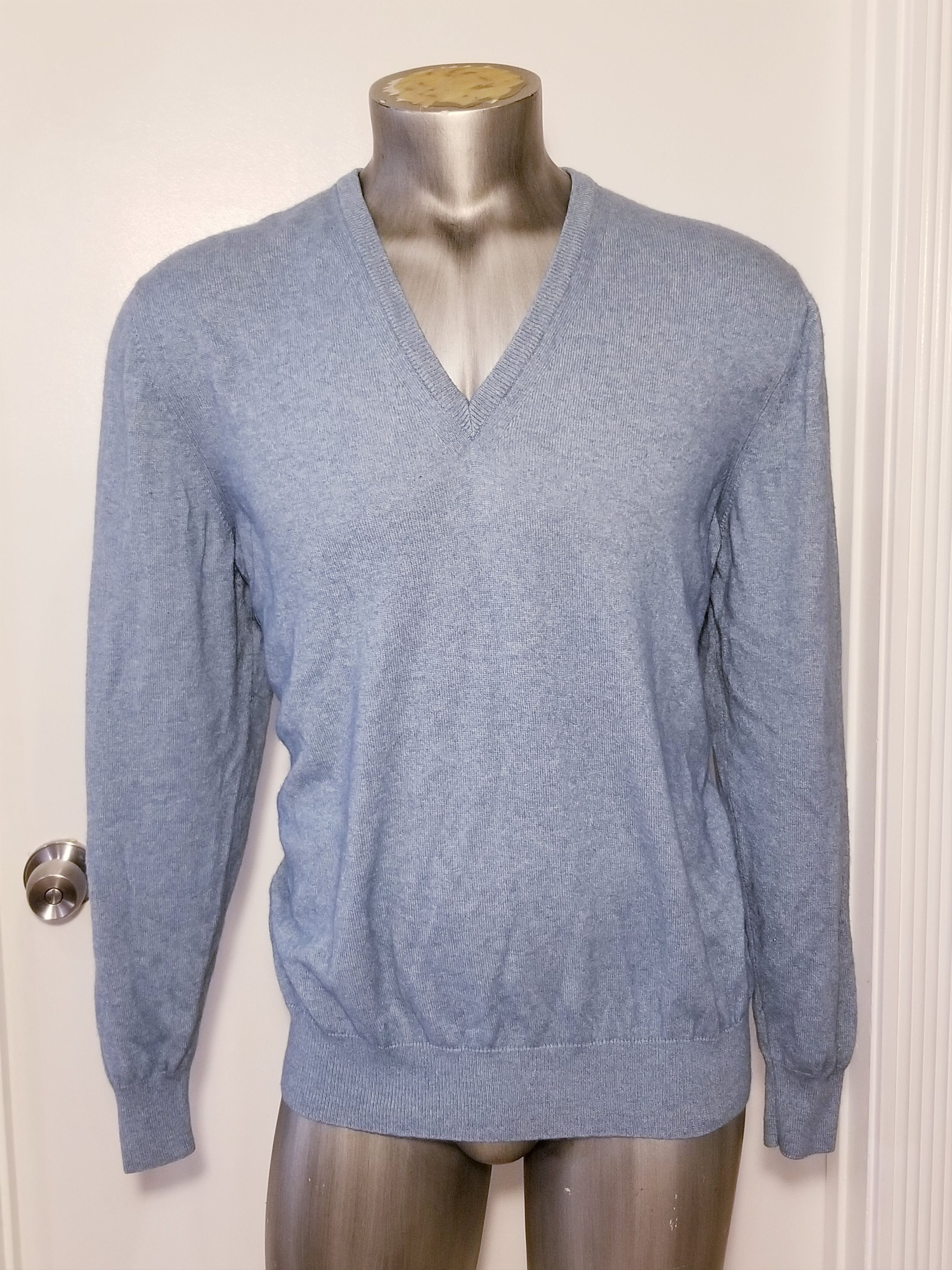 Loro Piana VNECK PULLOVER SWEATER Size US XXL / EU 58 / 5 - 2 Thumbnail