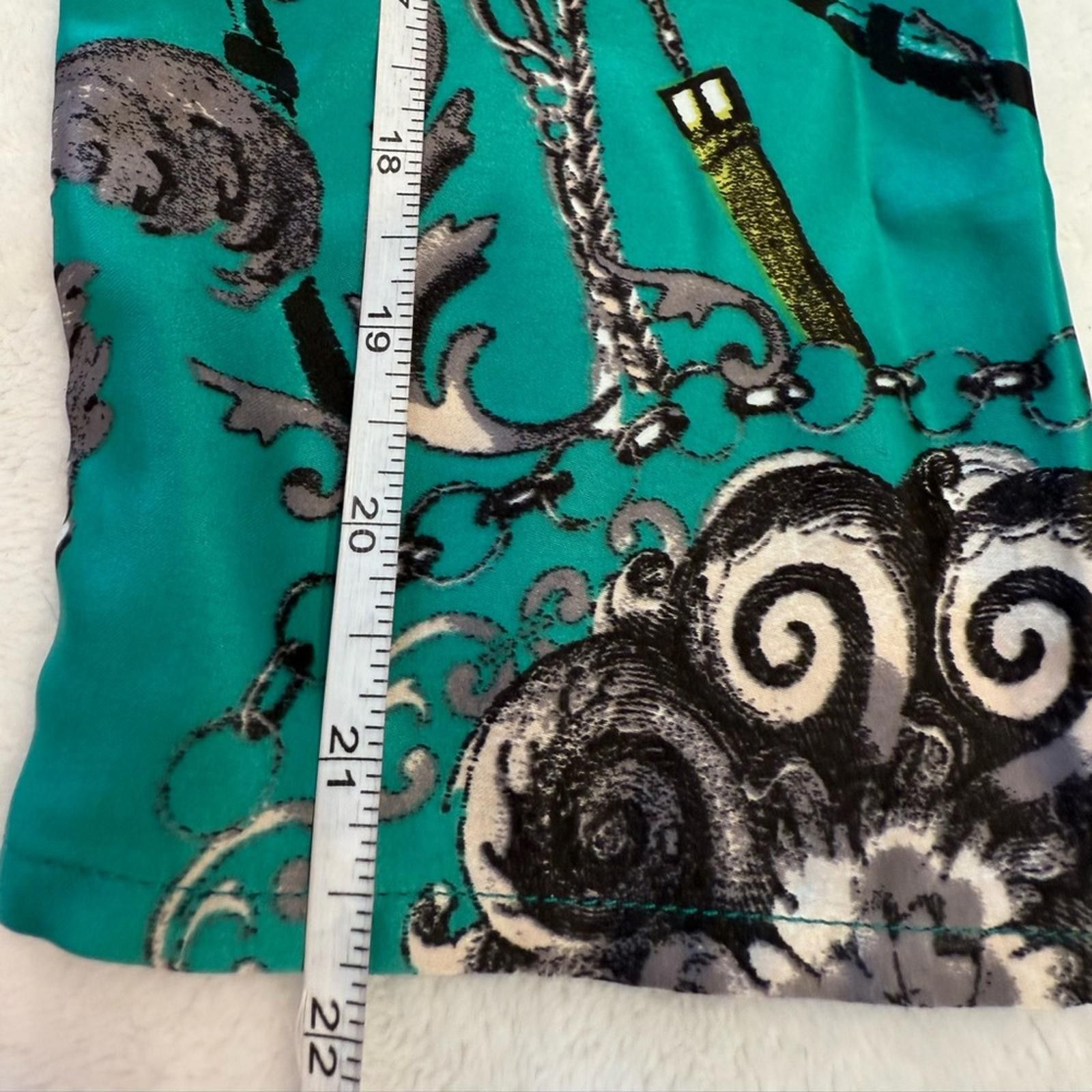 Other Gabby Style ornate midi dress leaf pattern keyhole neck SZ 4 Size S / US 4 / IT 40 - 11 Thumbnail