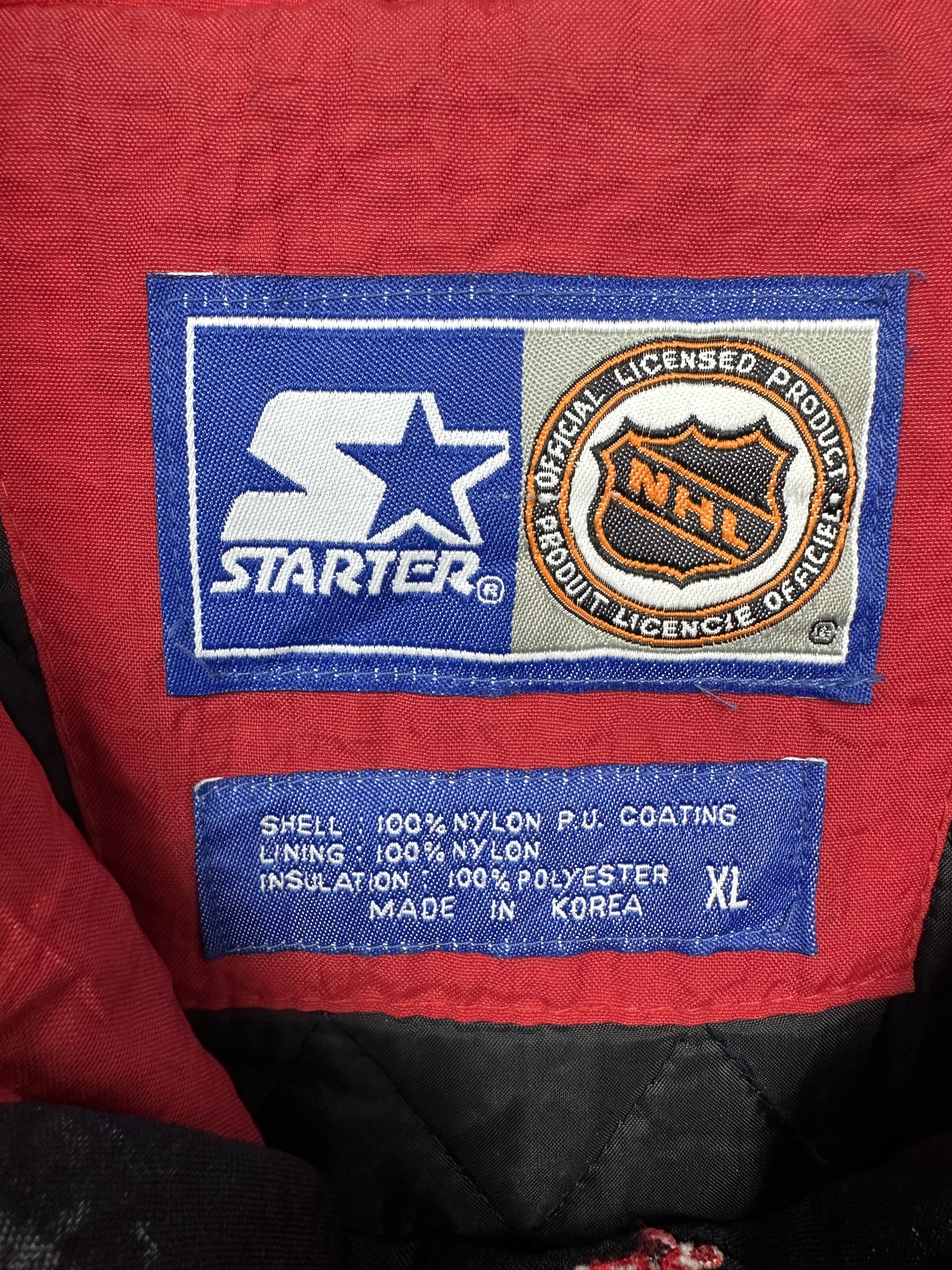 Starter Red Wings Starter 90s Vintage Mens Anorak Jacket NHL Size US XL / EU 56 / 4 - 5 Thumbnail