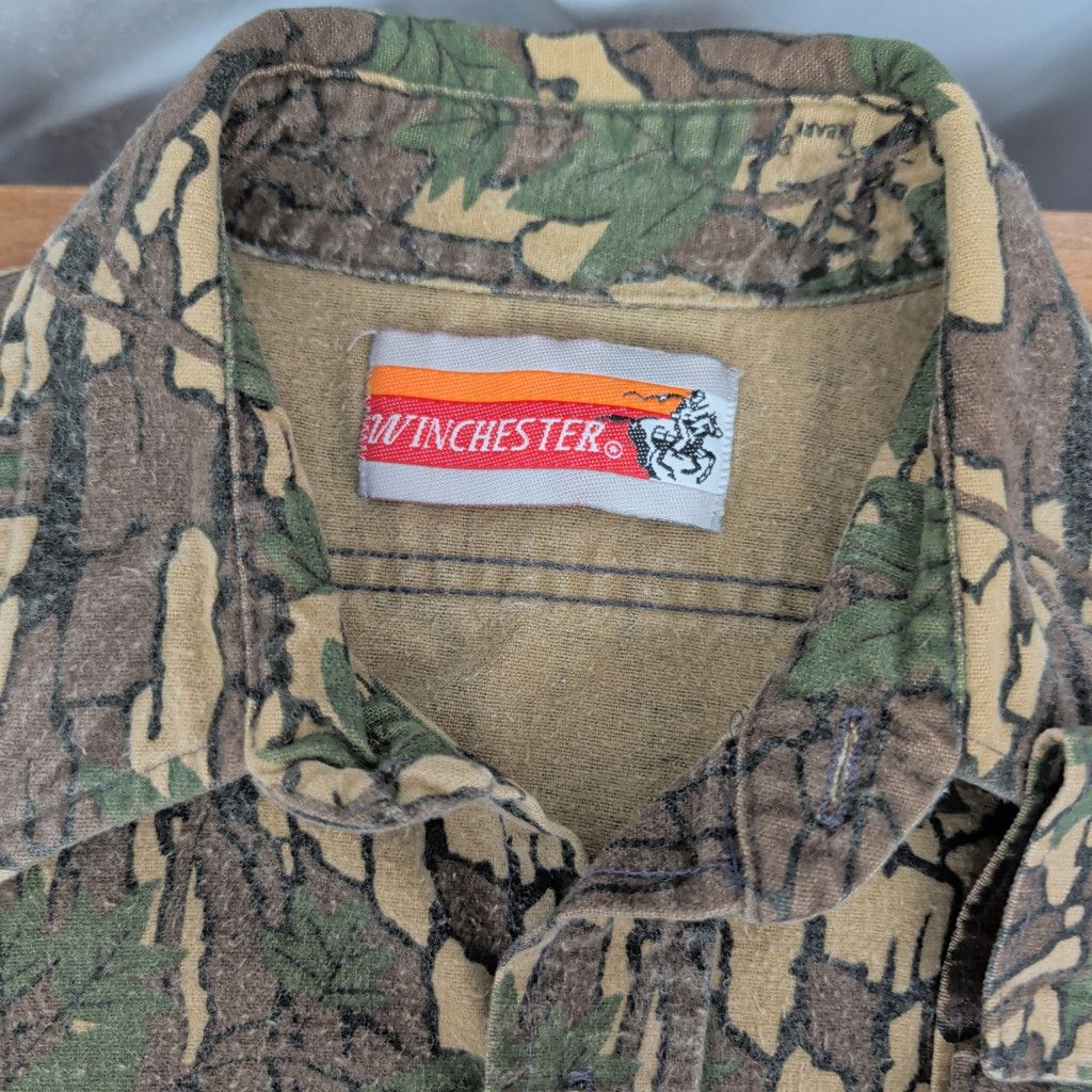 Vintage × Winchester Vintage Winchester Trebark Woodland Chamois Flannel Shirt Size US M / EU 48-50 / 2 - 2 Thumbnail