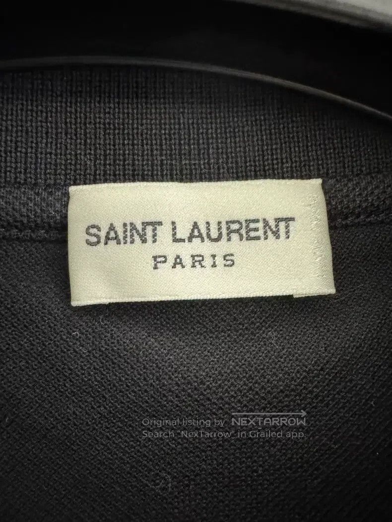 Saint Laurent Paris Saint Laurent Paris Short Sleeve Polo Shirt Size US XL / EU 56 / 4 - 3 Thumbnail