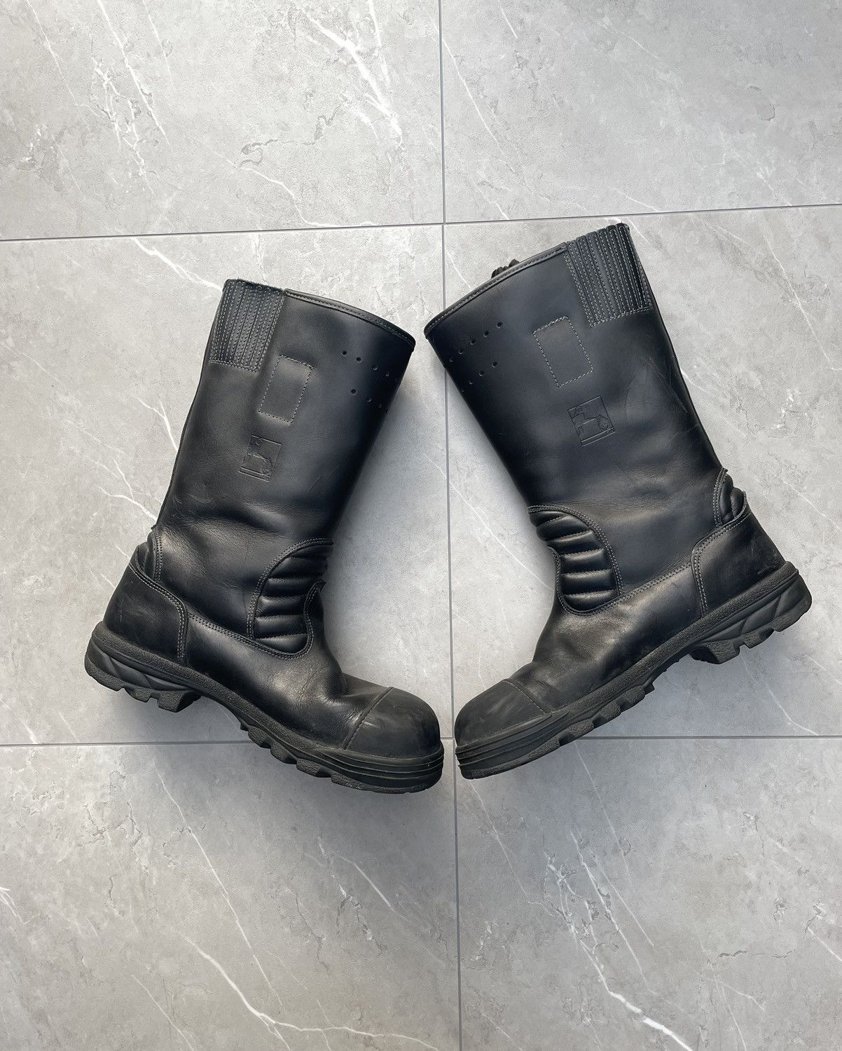 Vintage 70s Vintage Military Black Leather Combat Boots Size US 9 / EU 42 - 1 Thumbnail