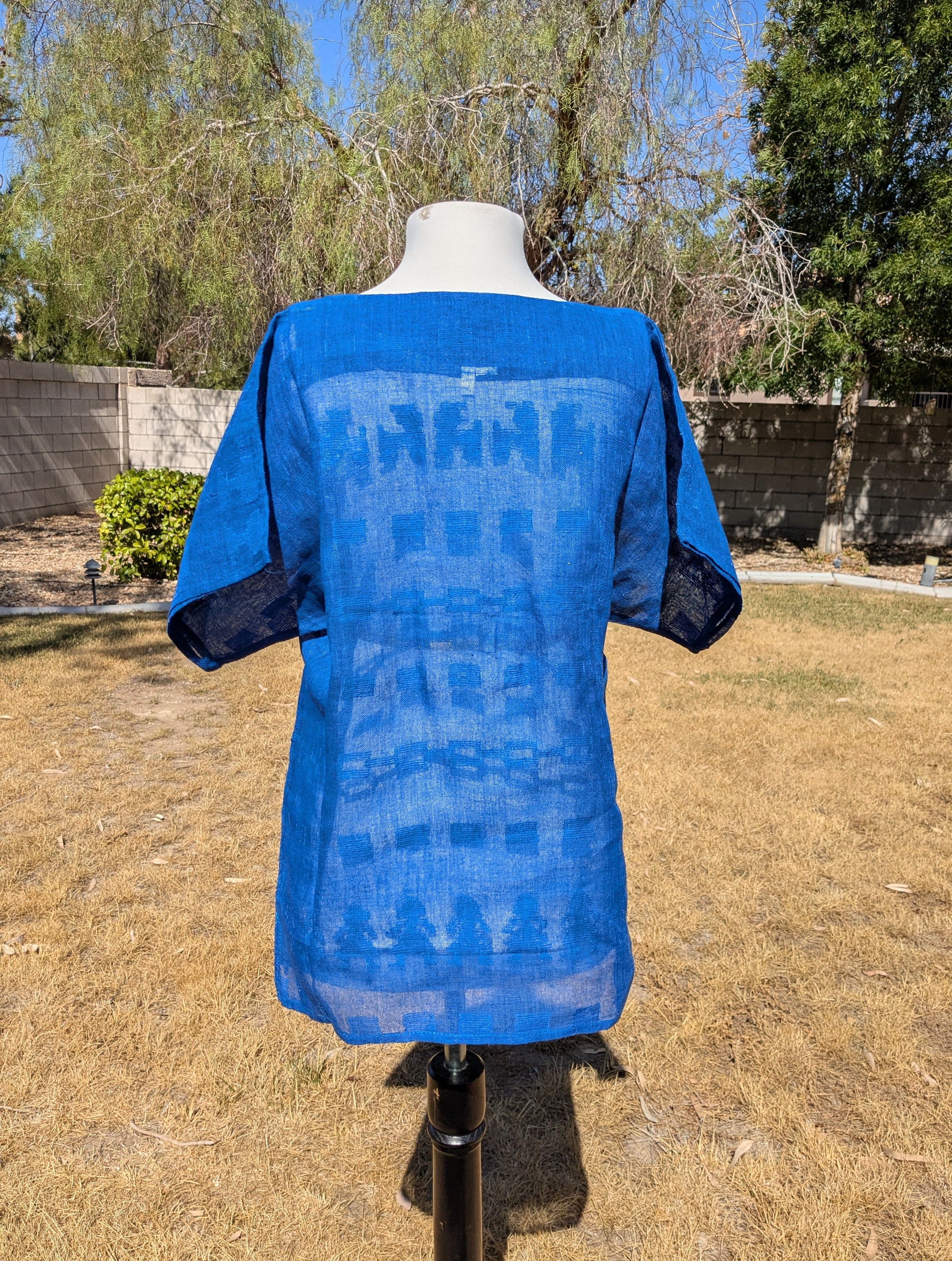 Vintage Vintage 1990s Guatemalan Butterfly Embroidered Pullover Top Size XL / US 12-14 / IT 48-50 - 4 Thumbnail