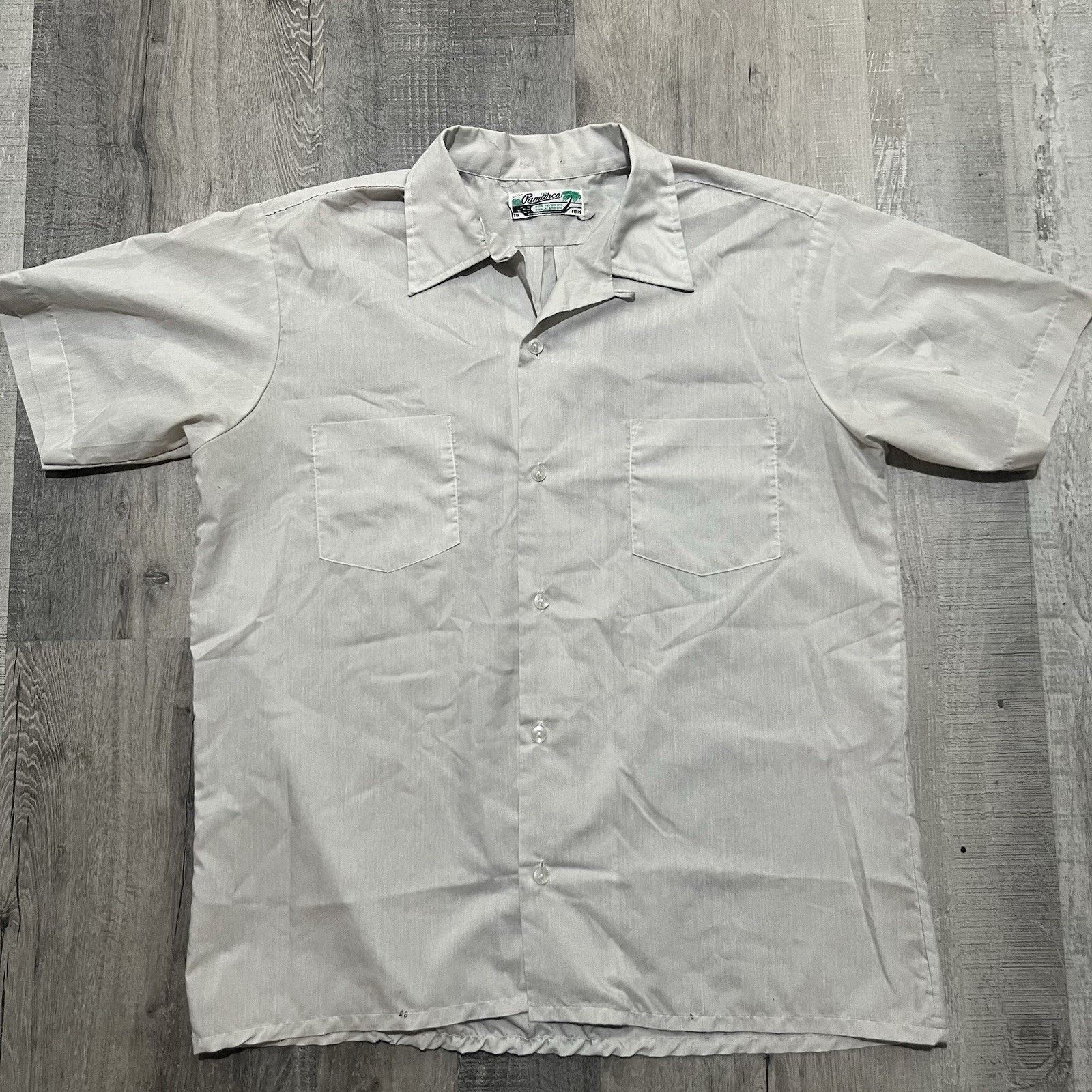 Vintage VTG 60s Pamarco Loop Collar Button Shirt Rockabilly Shirt M Size US M / EU 48-50 / 2 - 1 Thumbnail