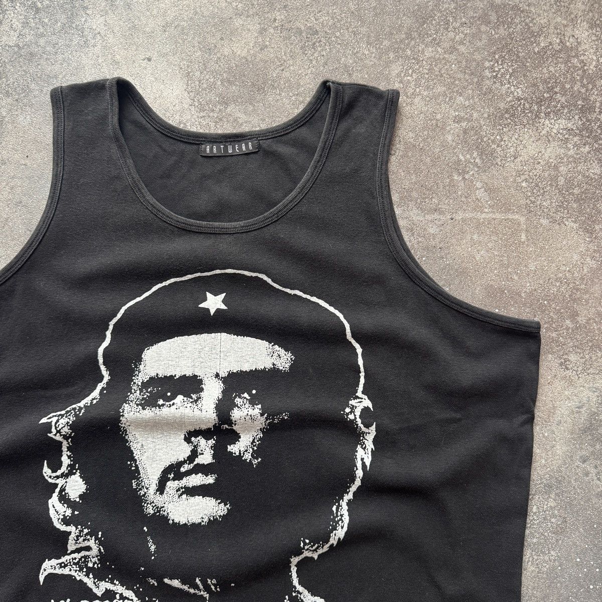 Hysteric Glamour Che Guevara Vintage Avant Garde Punk Faded Boxy Tank Top Size US L / EU 52-54 / 3 - 3 Thumbnail