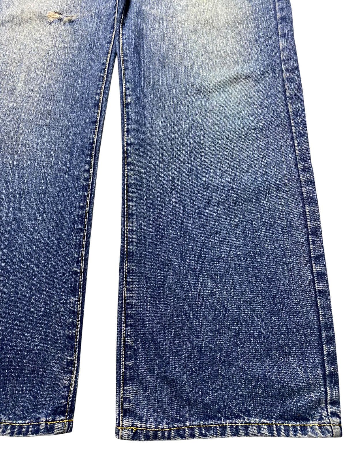 Japanese Brand Vintage Japanese Brand Amore Puro Blue Wash Distressed Jeans Size US 32 / EU 48 - 8 Thumbnail